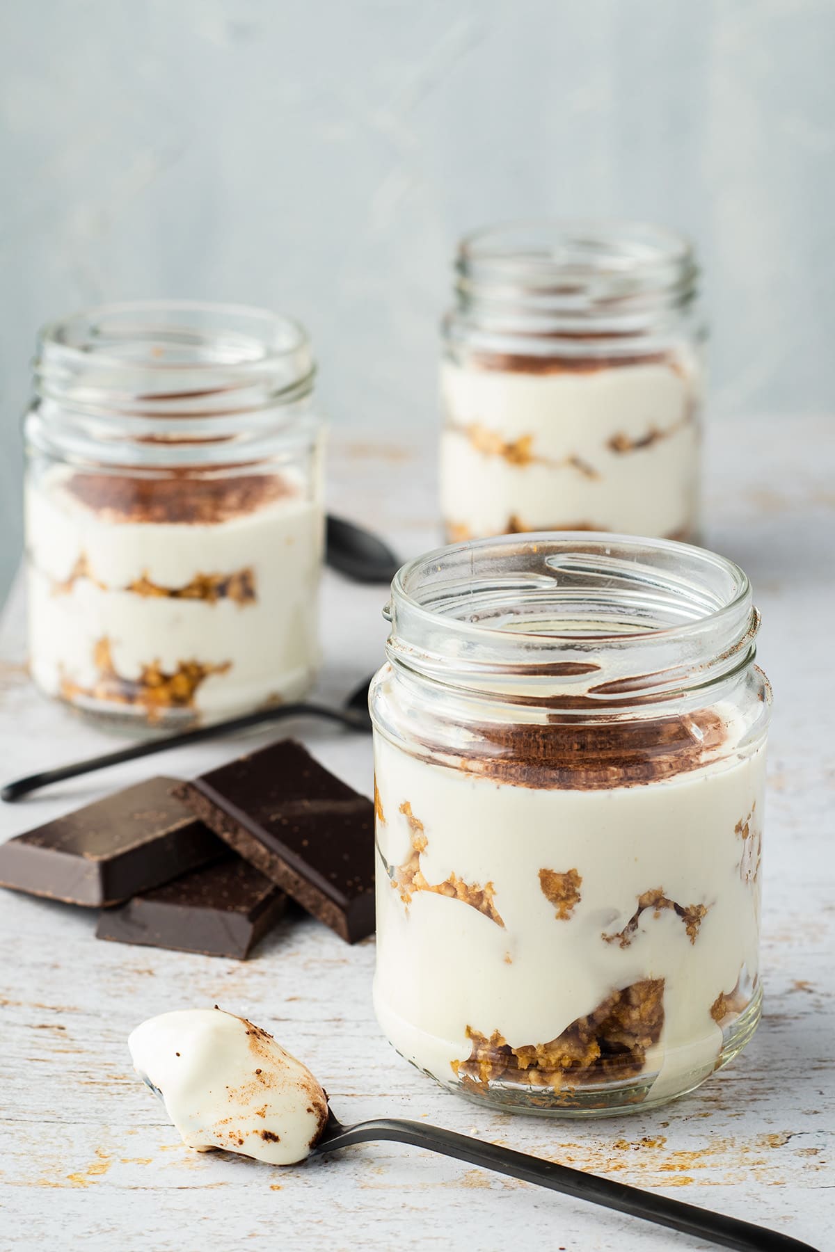 Fitness Tiramisu in a Glass