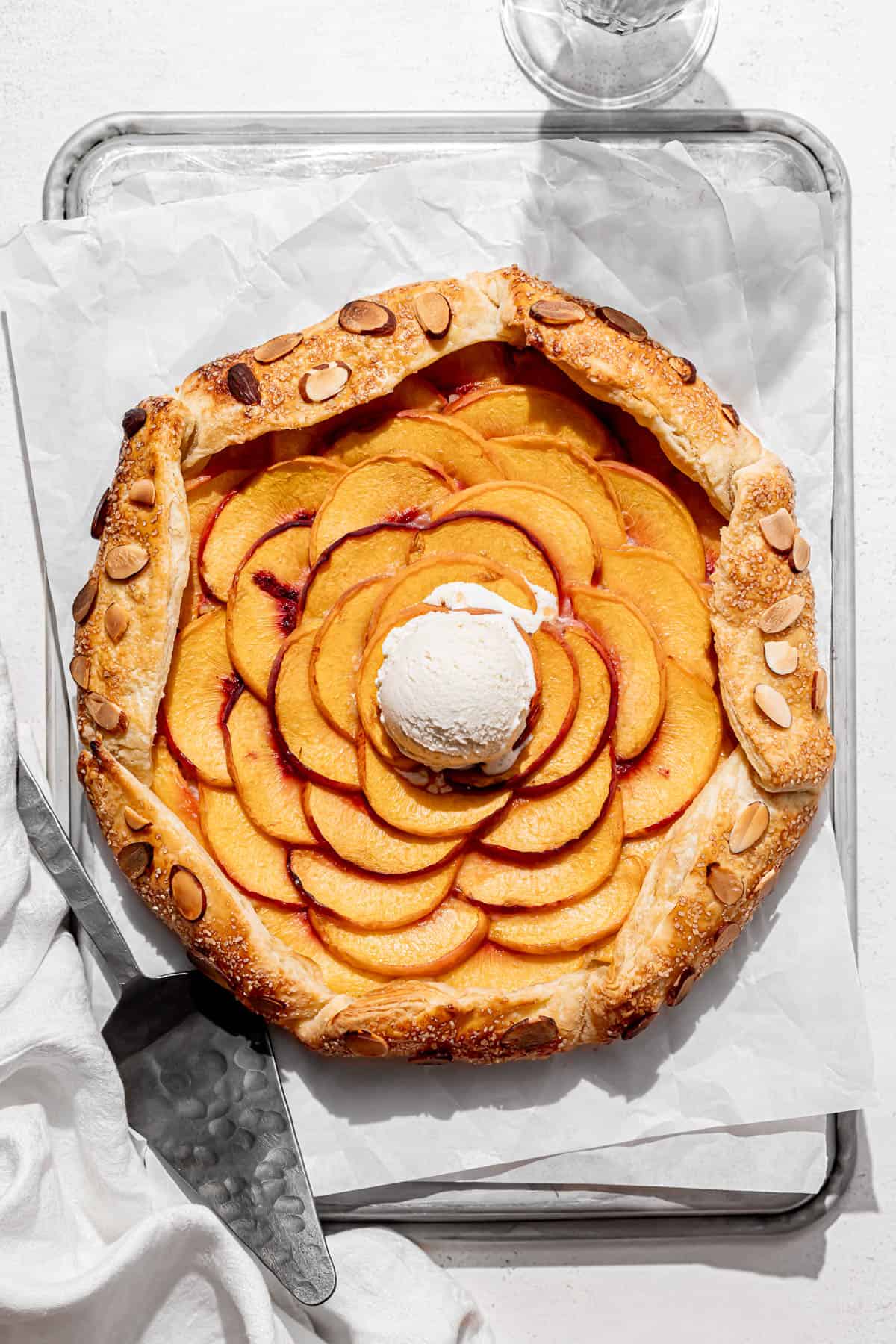 Almond Peach Galette