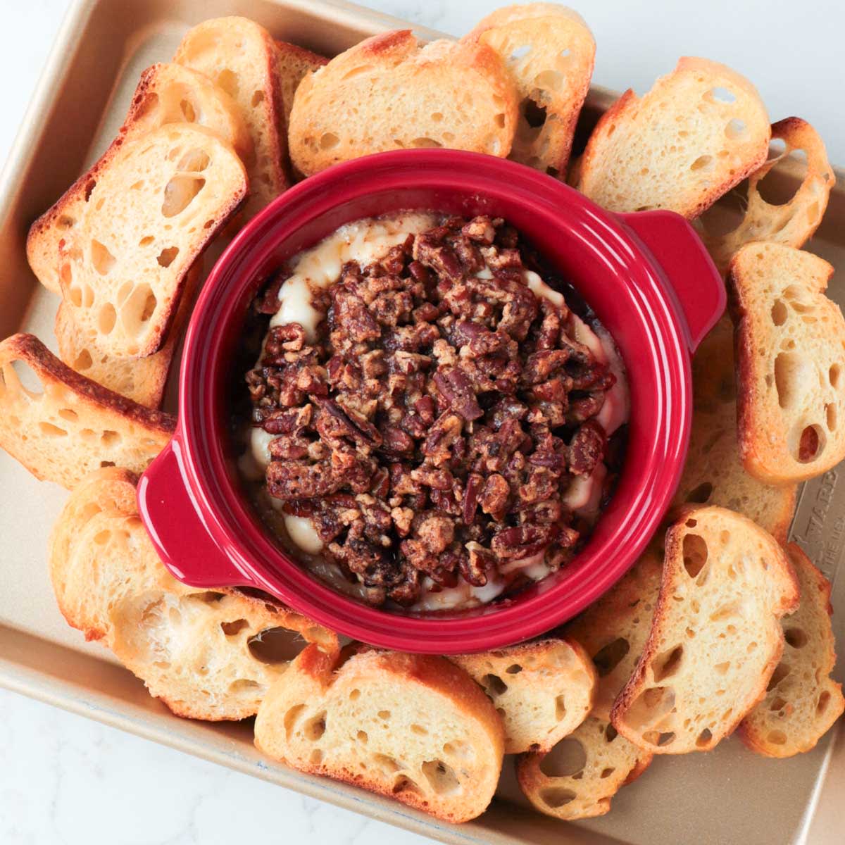 Brown Sugar Pecan Baked Brie