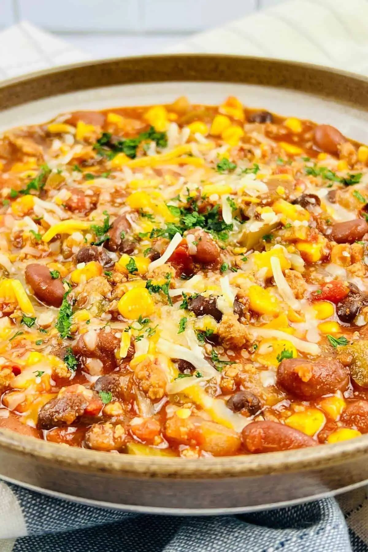 Slow Cooker Taco Chili