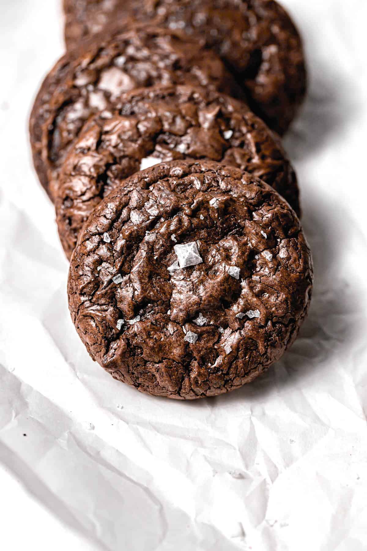Fudgy Mocha Brownie Cookies