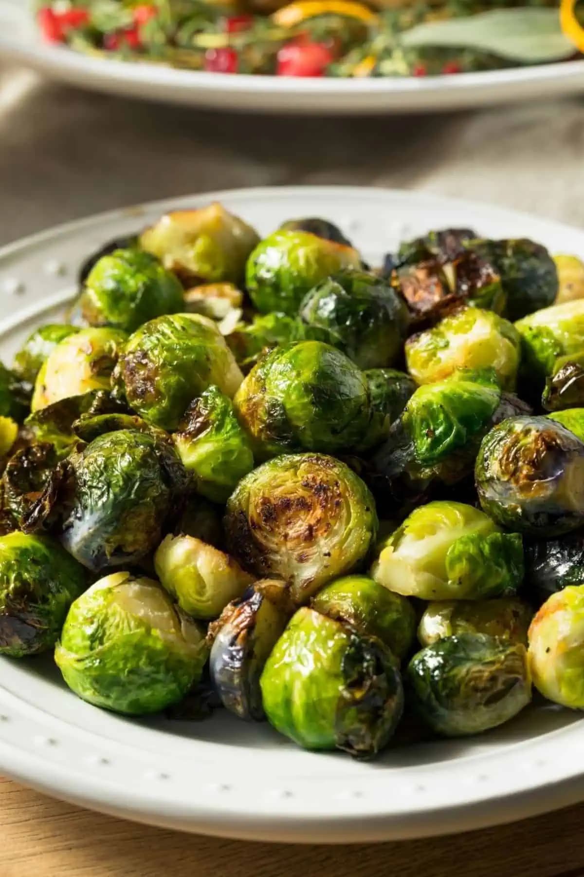Roasted Brussels Sprouts with Parmesan Cheese
