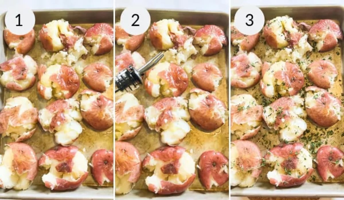 Roasted Smashed Potatoes