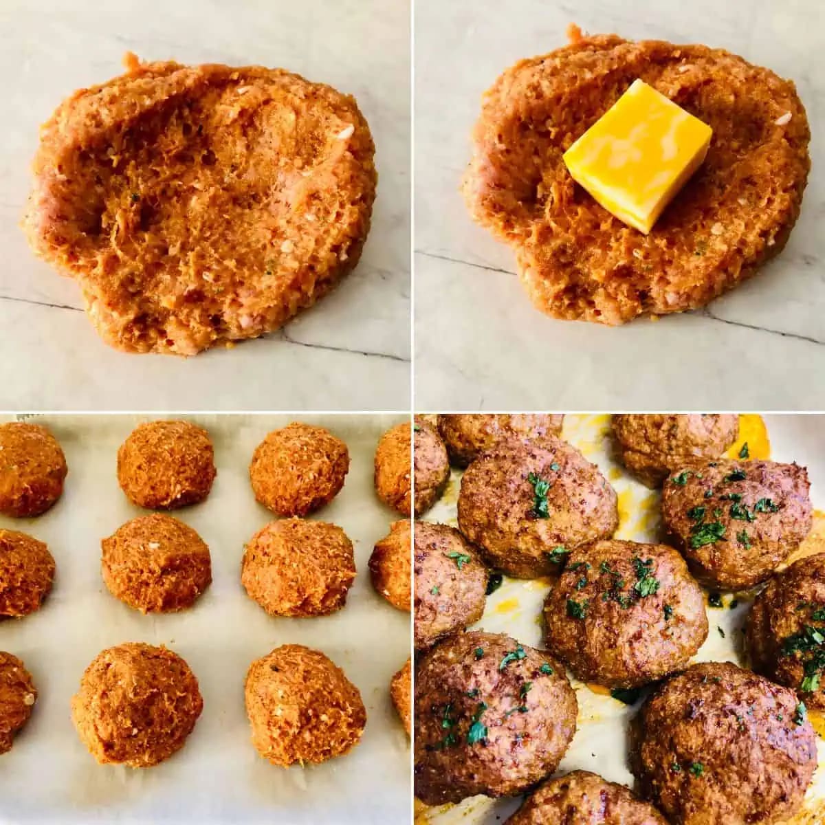 Taco Stuffed Meatballs