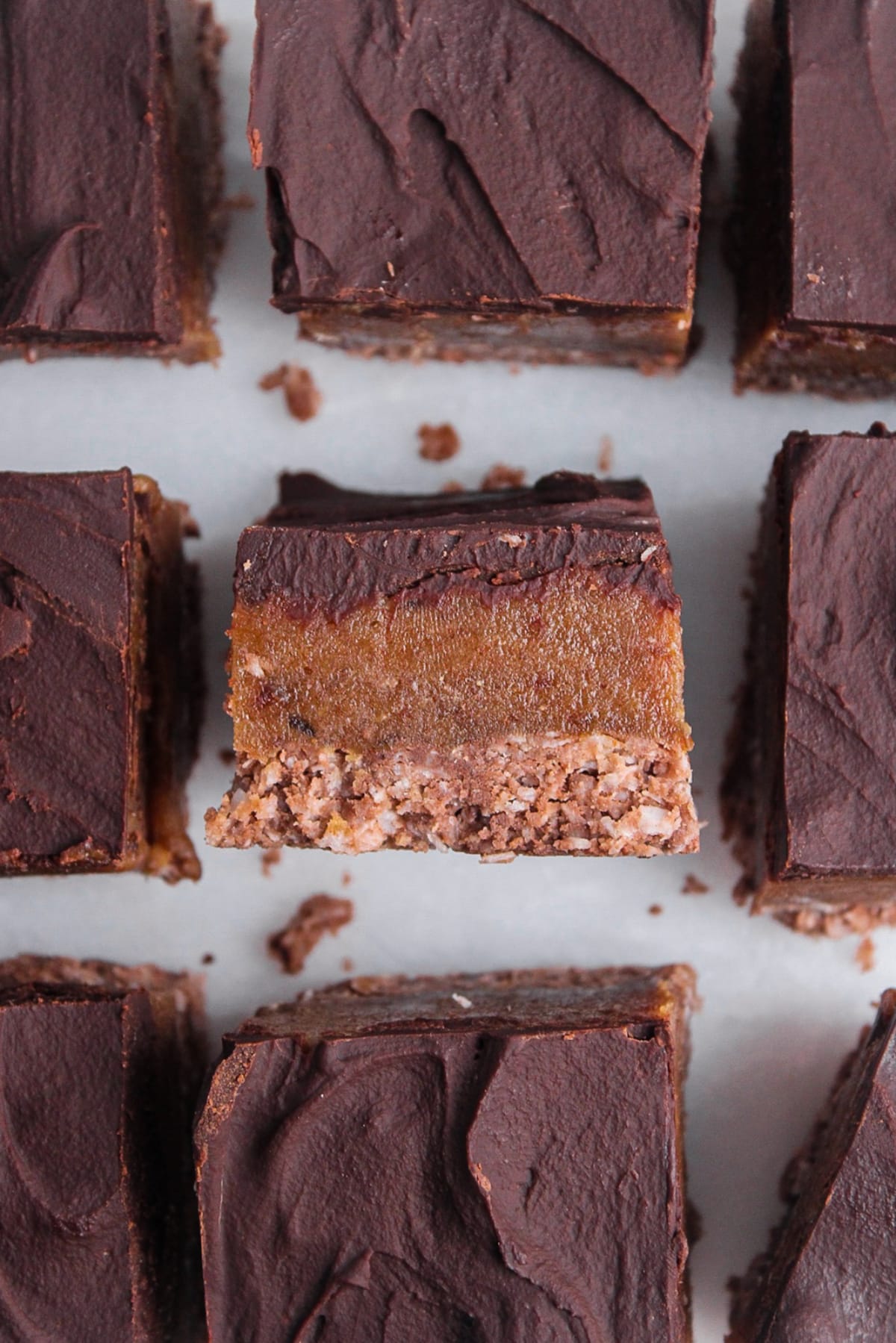 Double Chocolate Caramel Slice