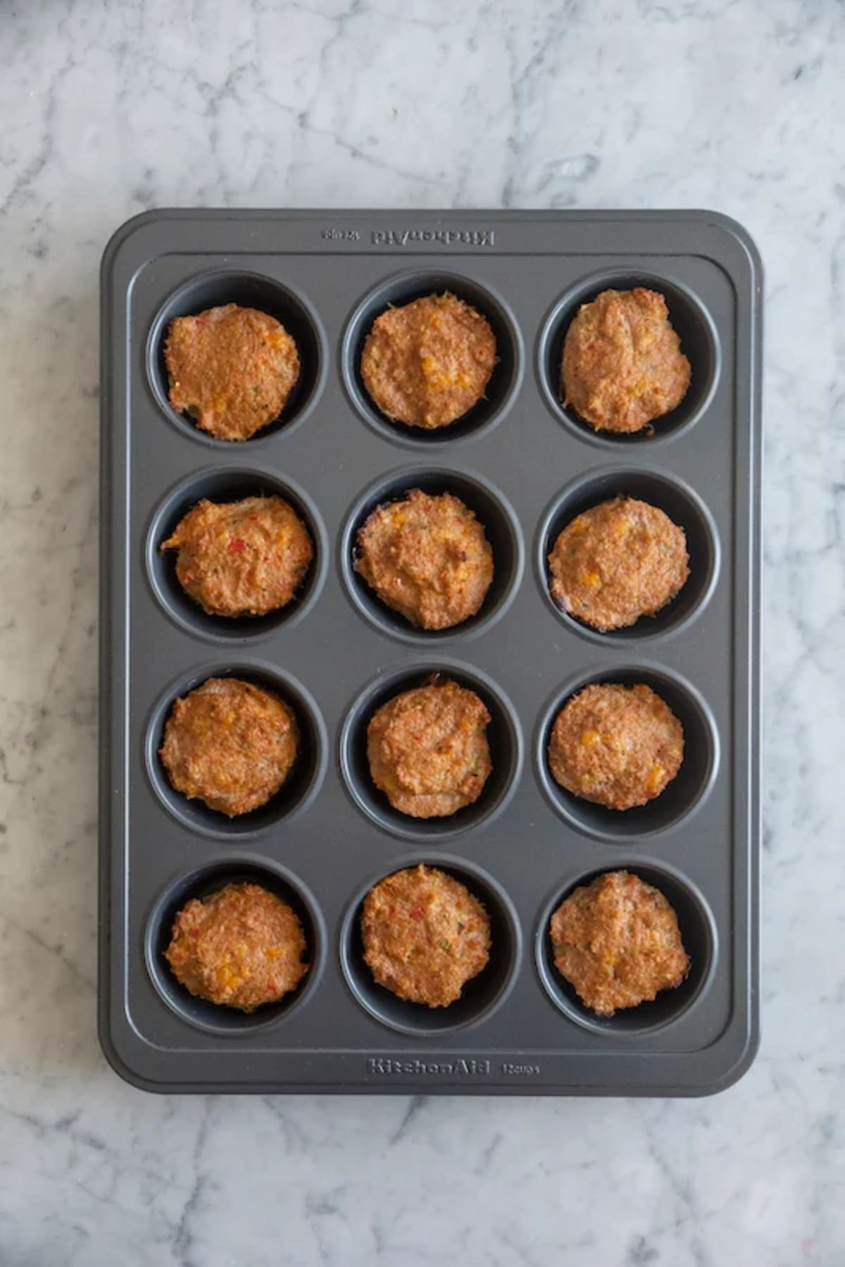 Cheesy Turkey Meatloaf Bites