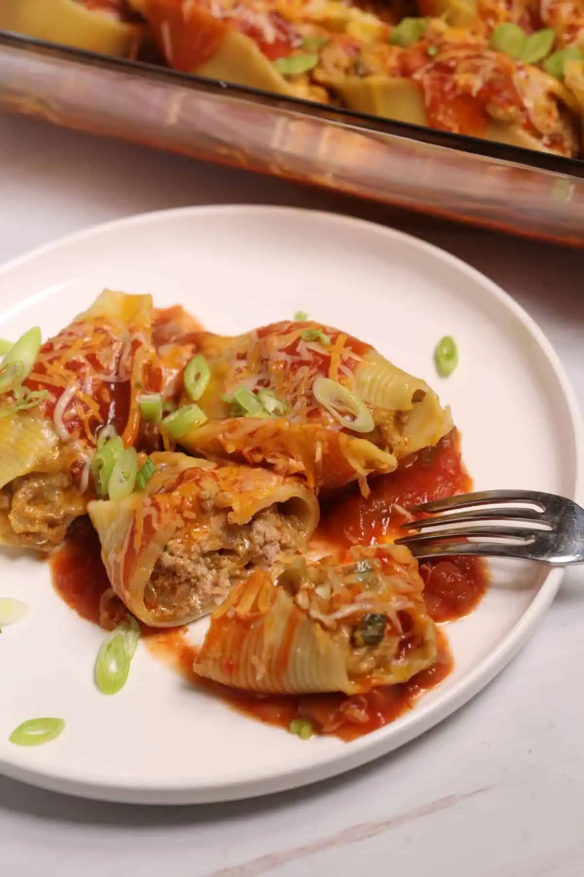 Mexican Stuffed Shells with Veal