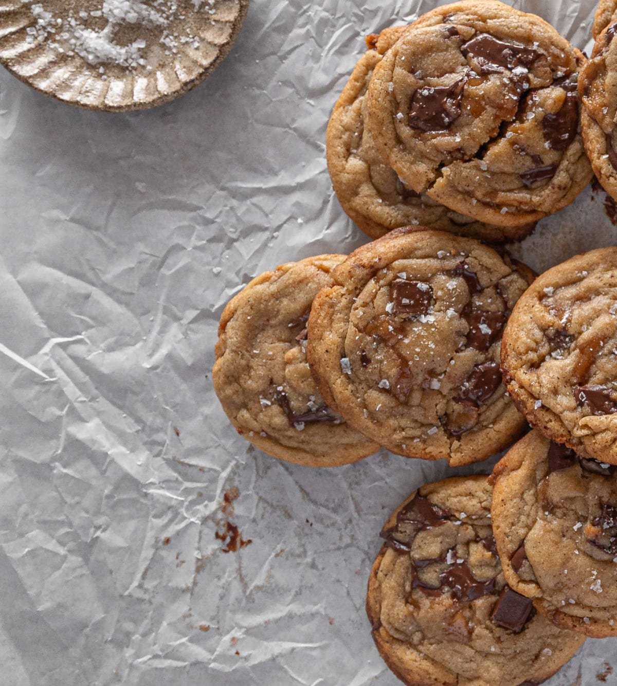Brown Butter Chocolate Chip Toffee Cookies