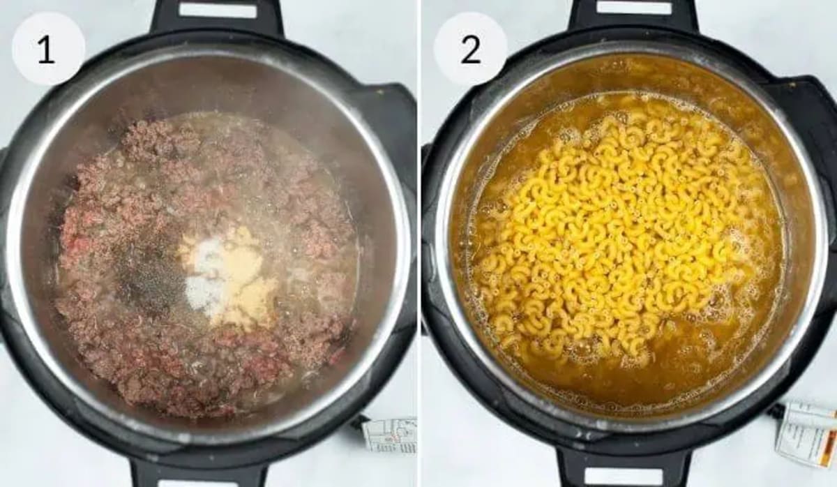 Instant Pot Cheeseburger Macaroni