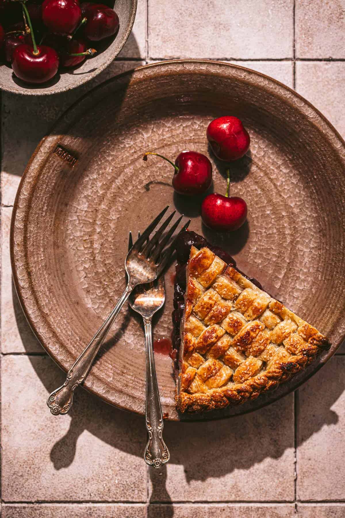 Cardamom Cherry Pie