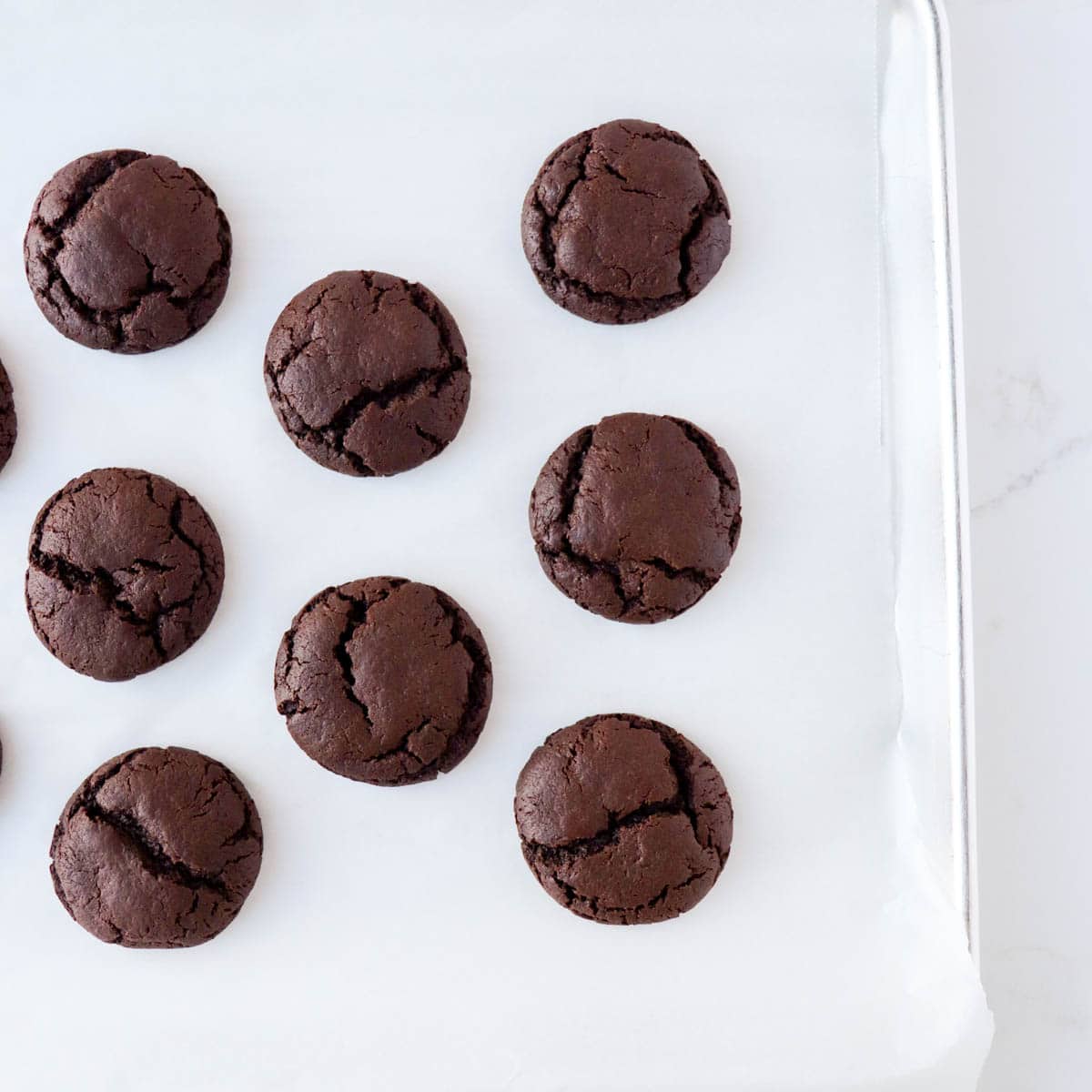 Mint Chocolate Sandwich Cookies