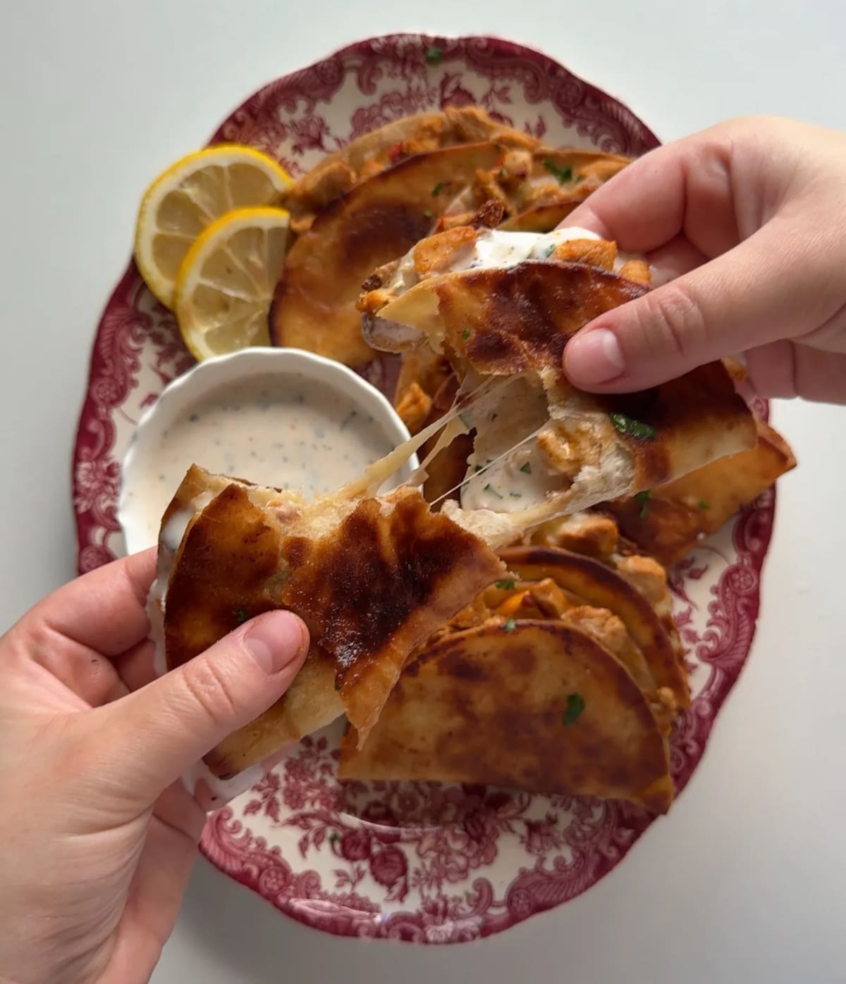 Crispy Chipotle Chicken Tacos with Ranch Sauce