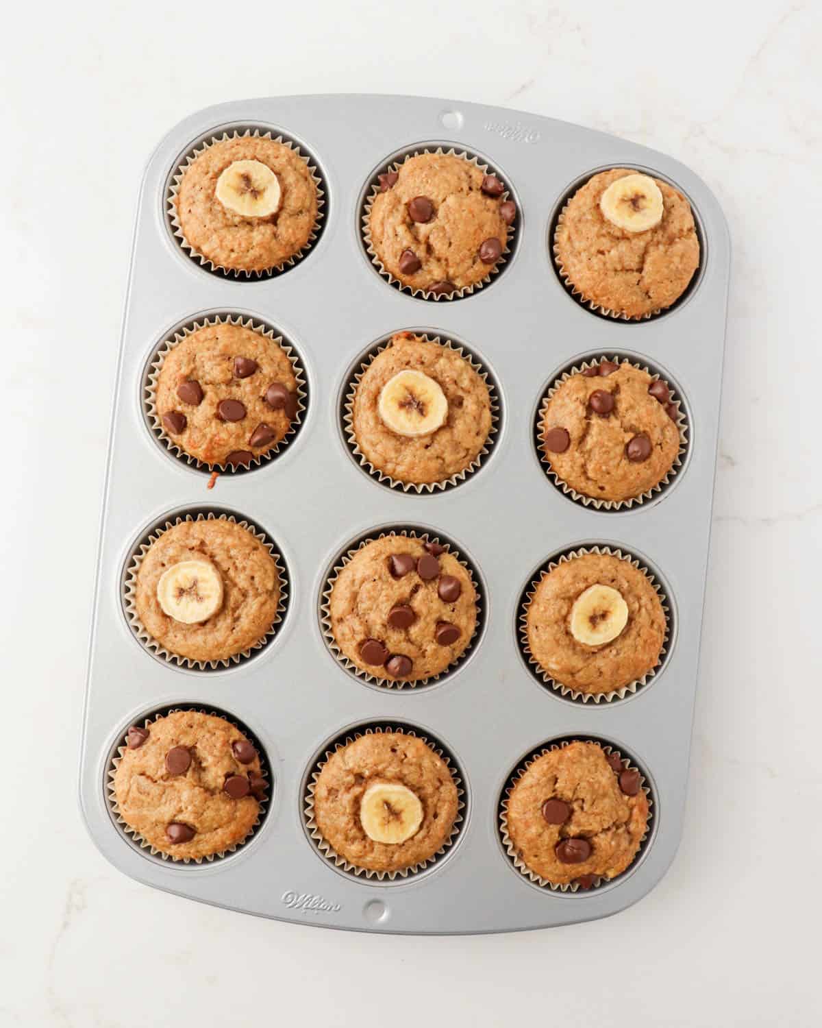 Whole Wheat Banana Muffins