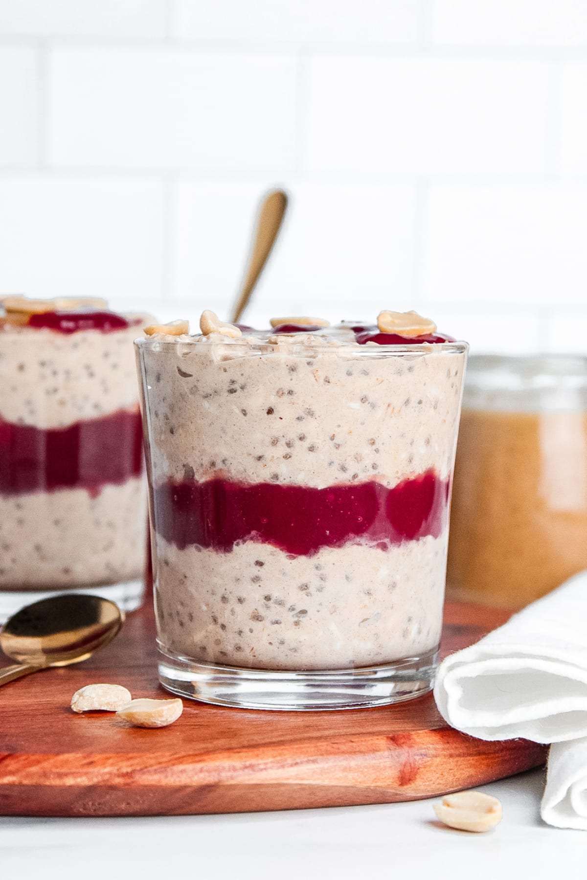 PB&J Overnight Oats