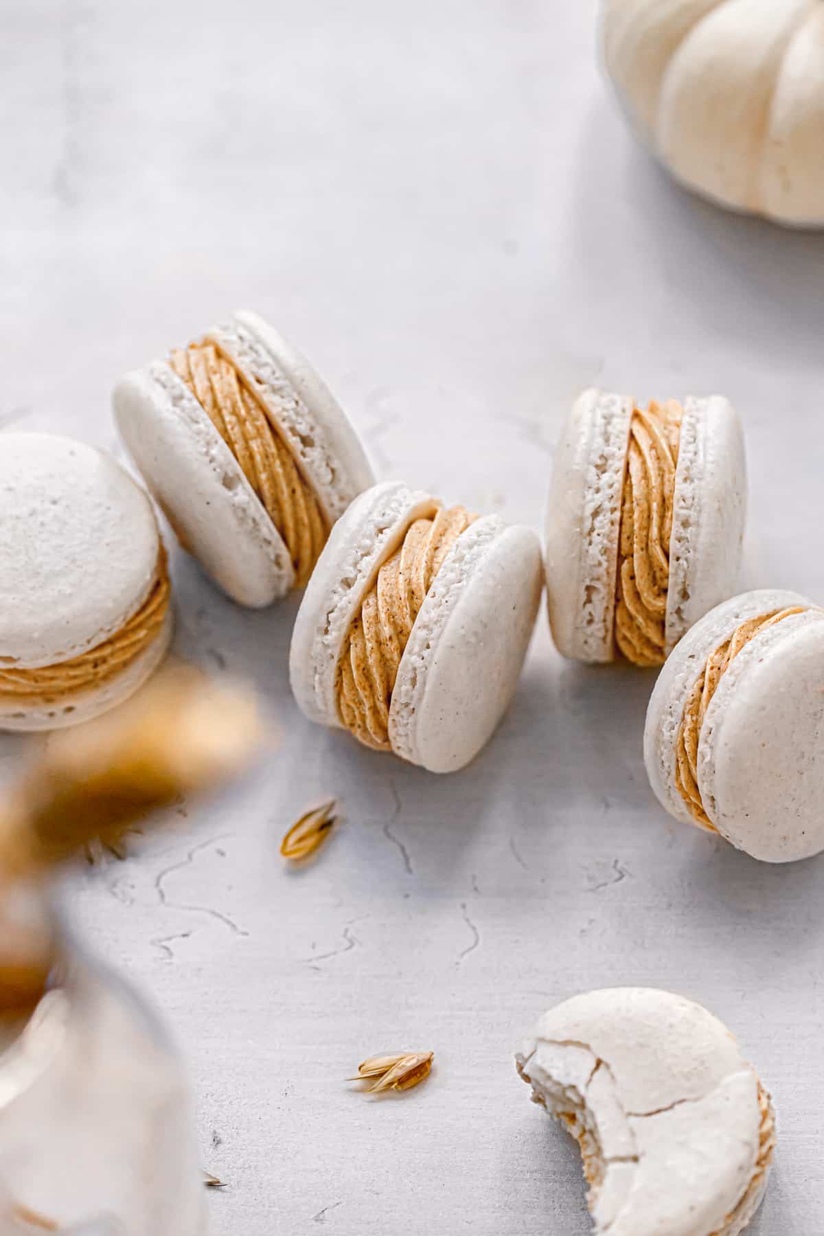 Pumpkin Macarons