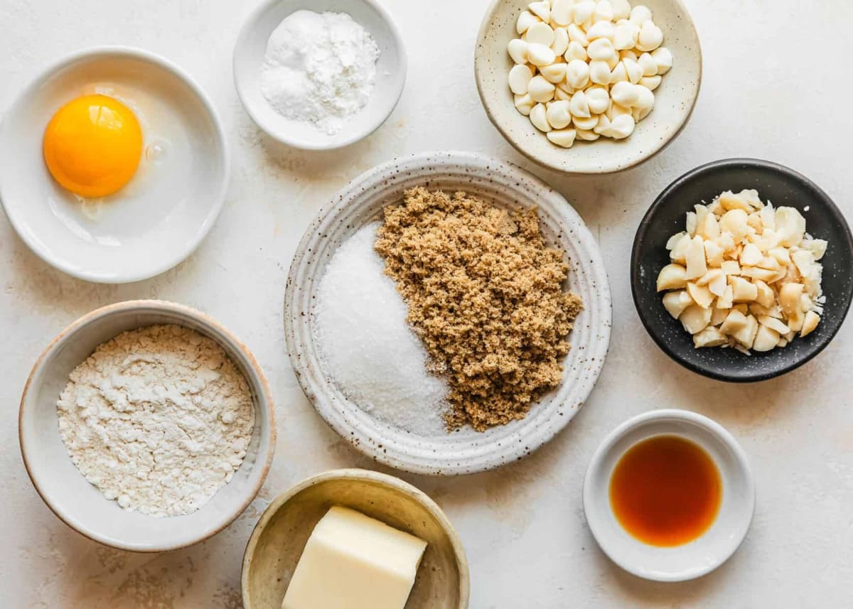 Small Batch White Chocolate Macadamia Nut Cookies