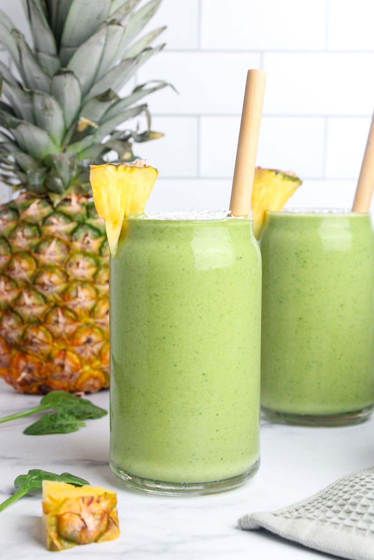 Pineapple Protein Green Smoothie