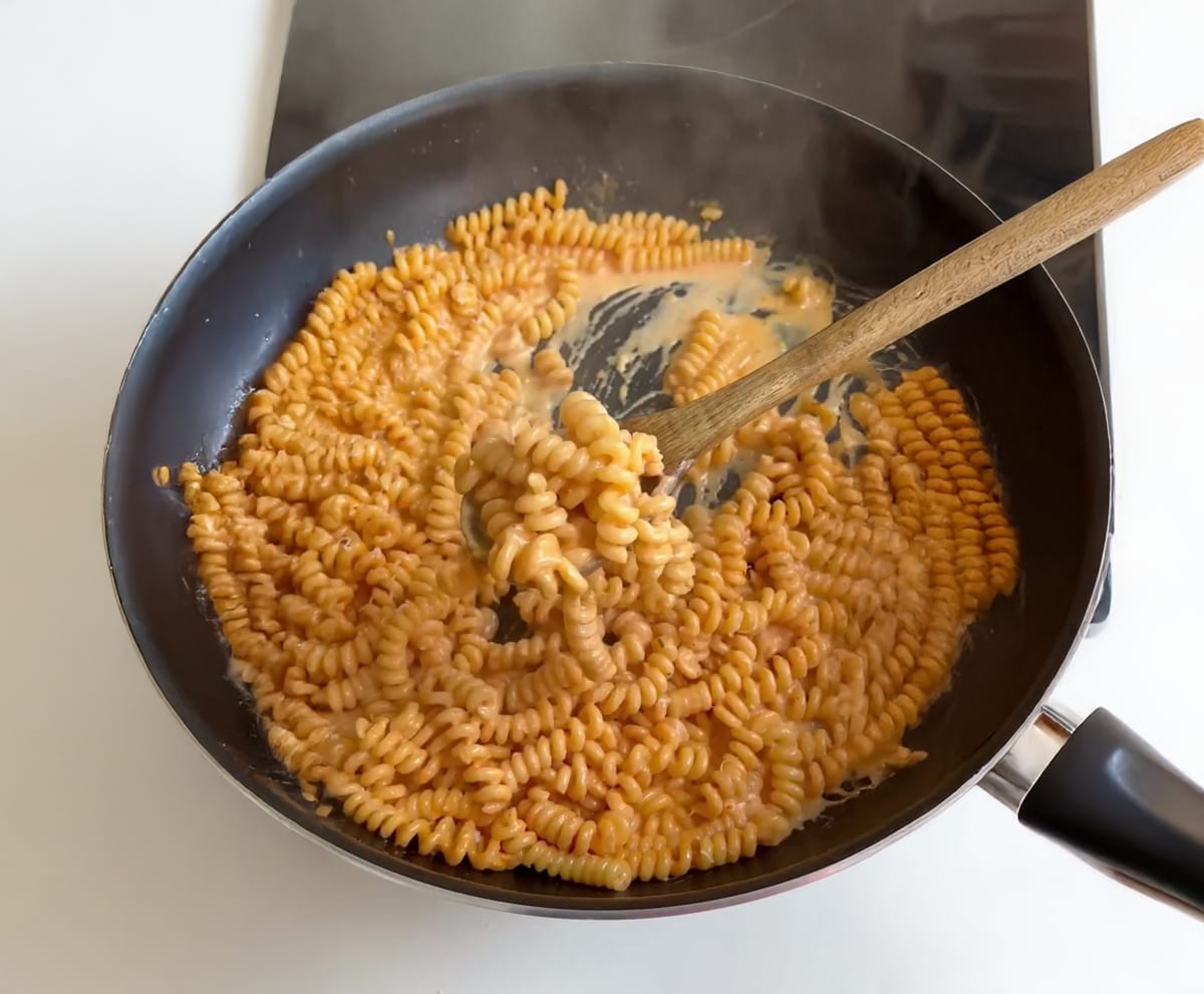 Parmesan Bowls with Creamy Tomato Pasta