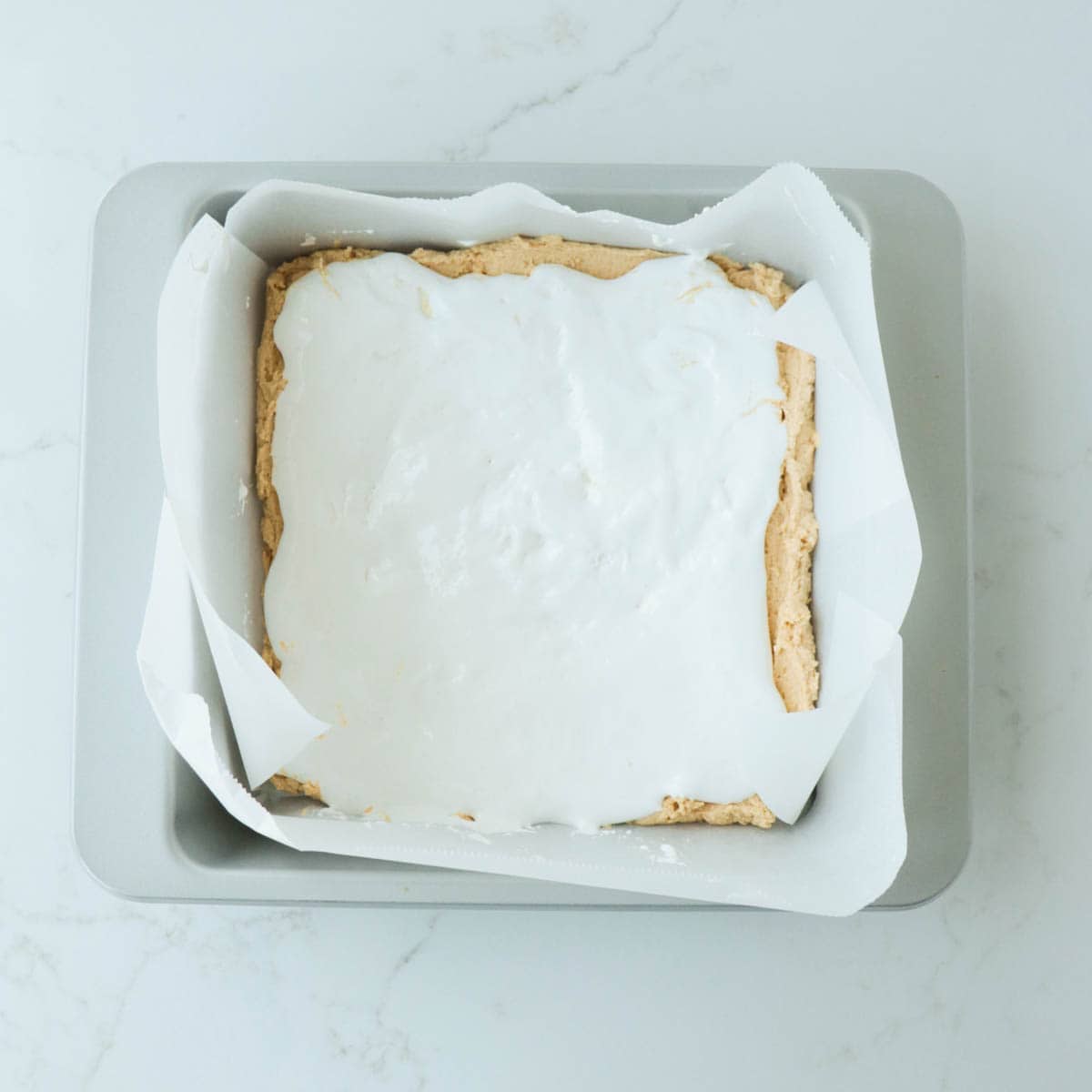 Fluffernutter Bars (Marshmallow Peanut Butter Bars)