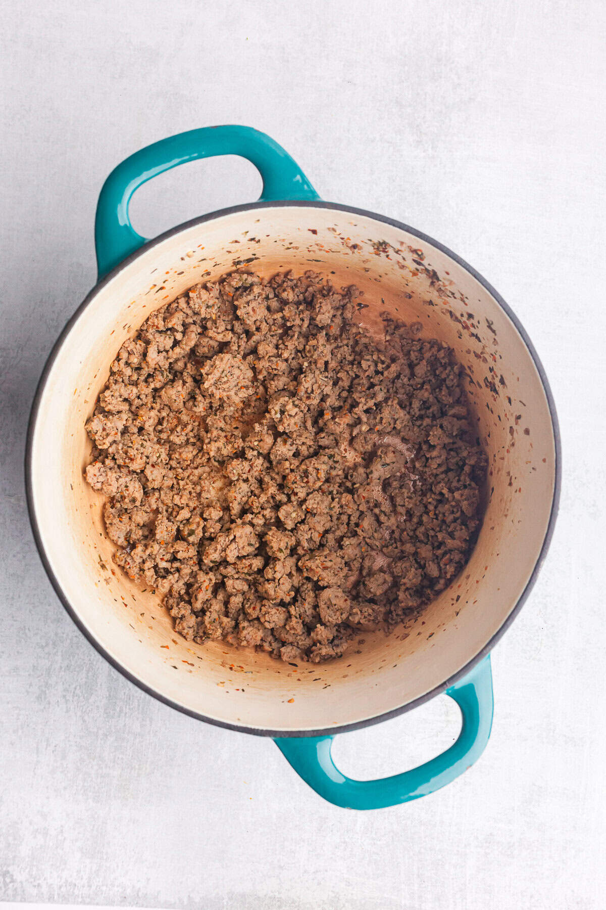 Crumbled Italian Turkey Sausage