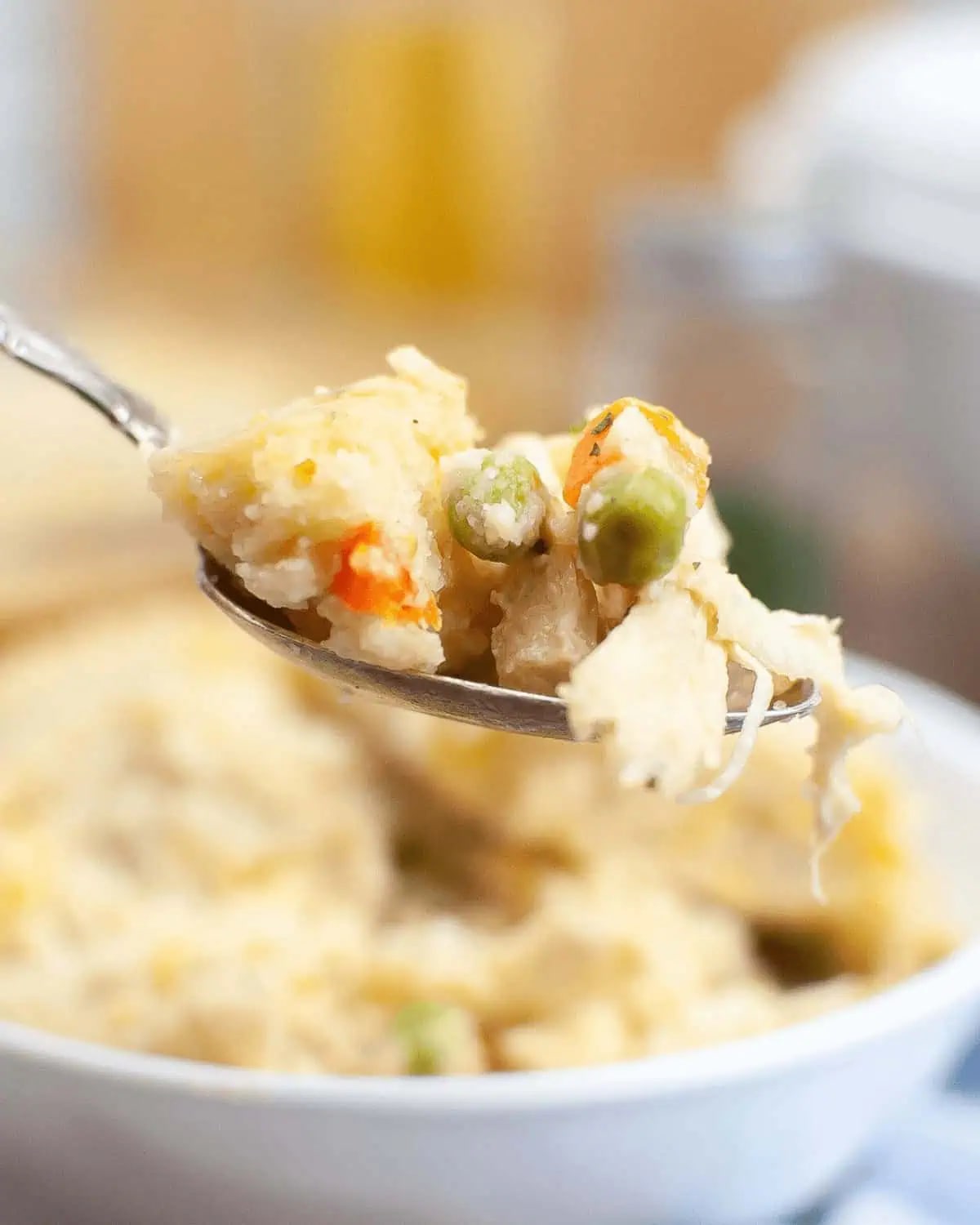 Chicken Cobbler Casserole