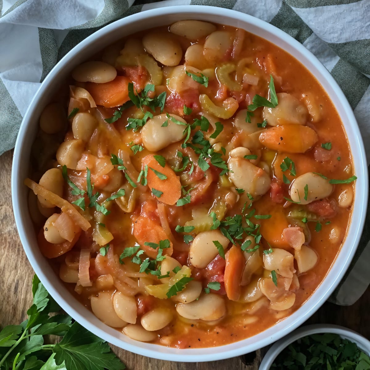 Gigantic Beans in Tomatoes