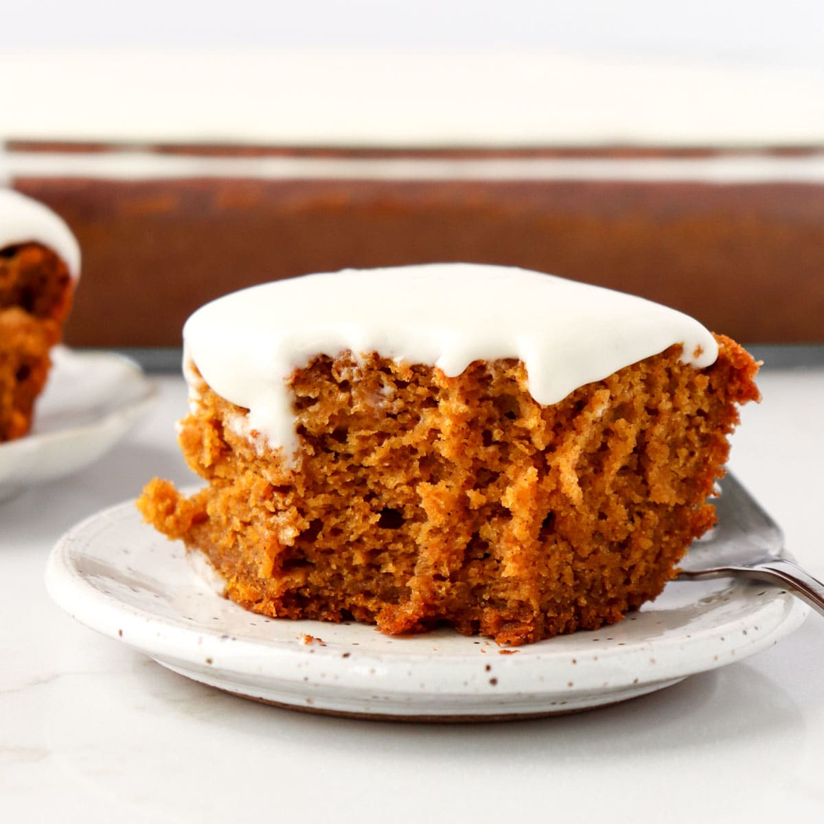 Pumpkin Cake with Cream Cheese Icing