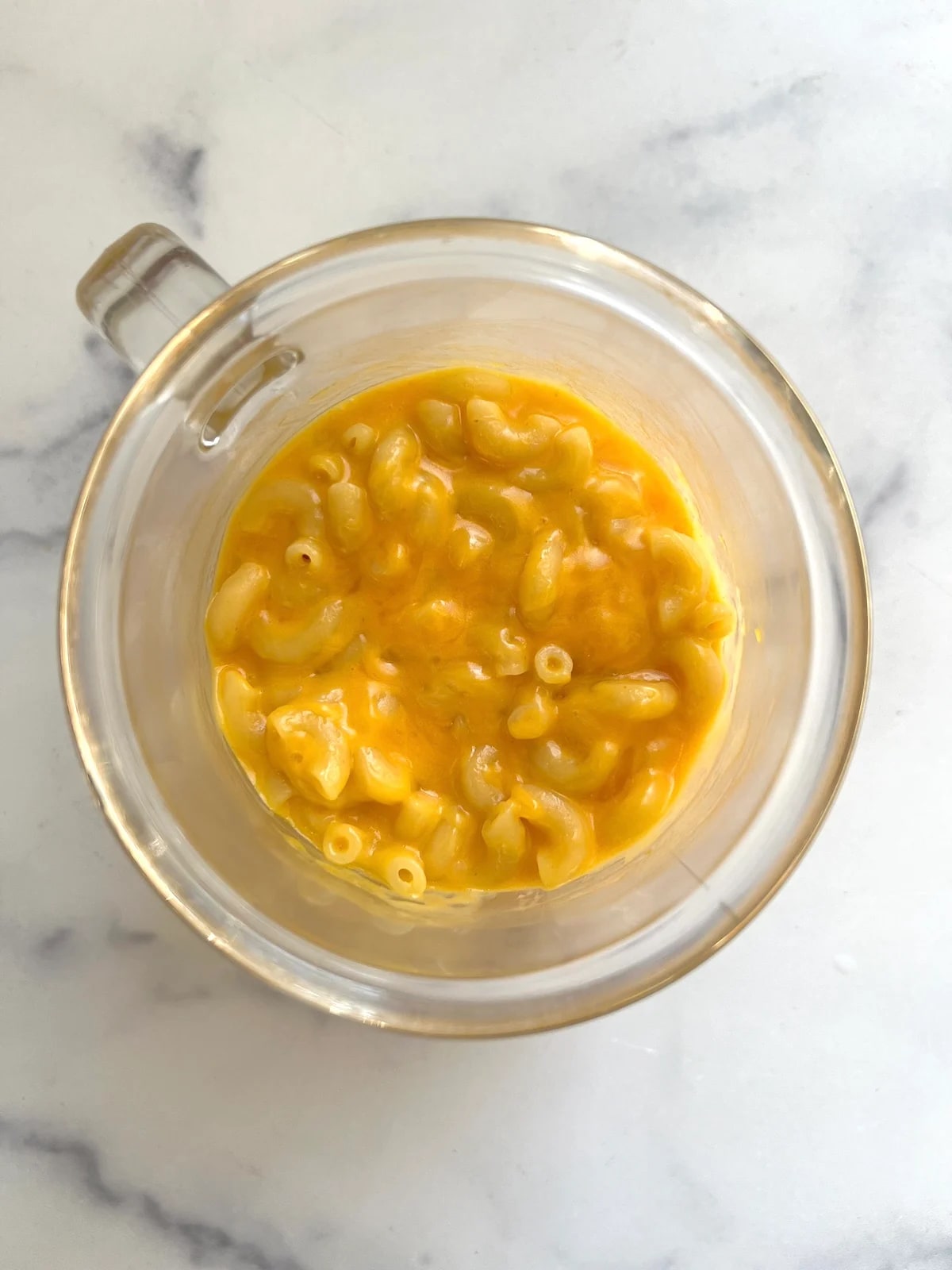 Pumpkin Mac and Cheese in a Mug