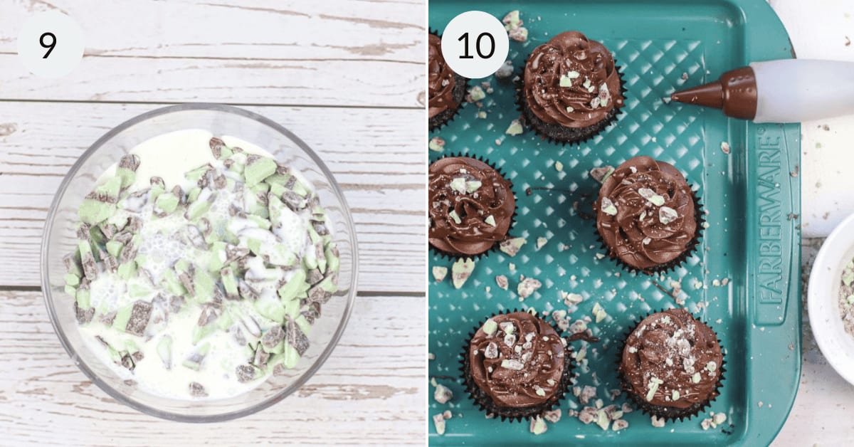 Chocolate Mint Cupcakes