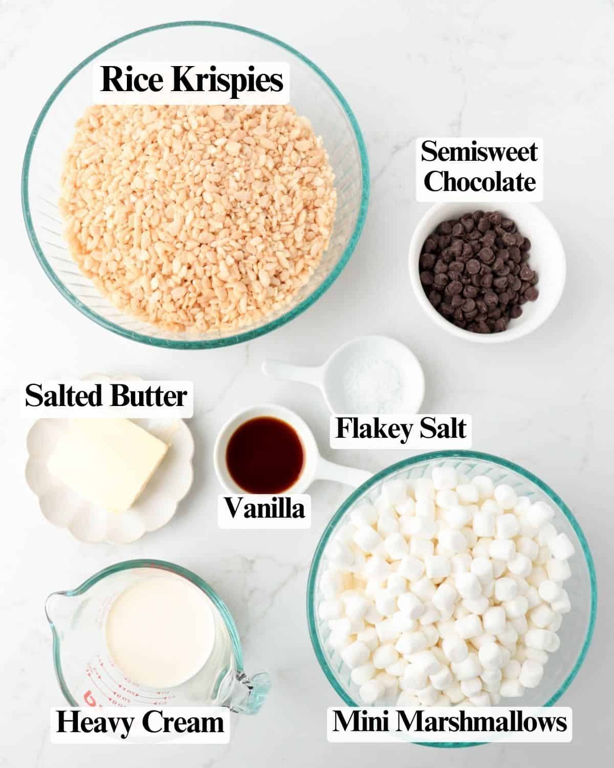 Salted Chocolate Rice Krispie Treats