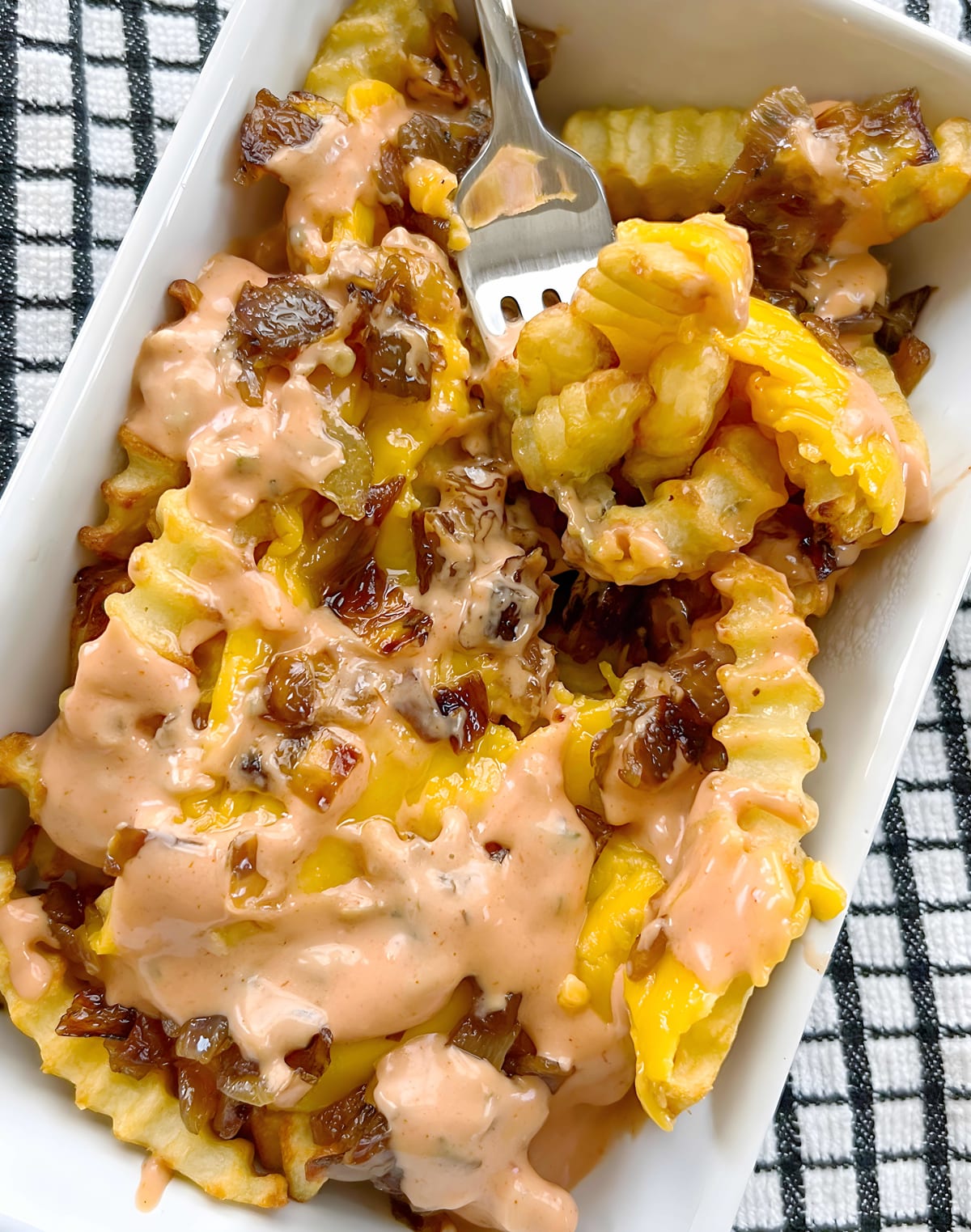 Vegan Animal Style Fries (Copycat In N Out Recipe)