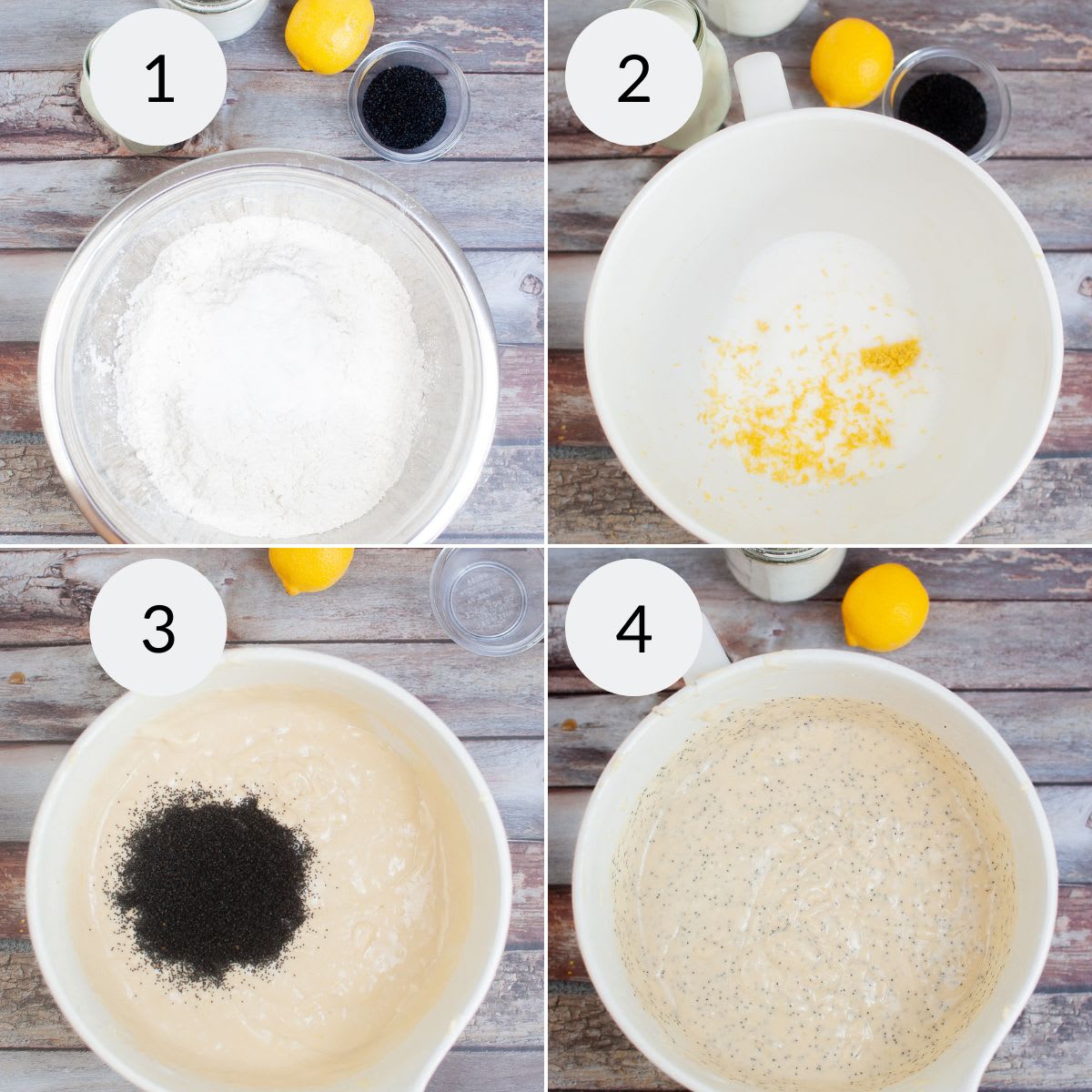 Lemon Poppy Seed Cupcake