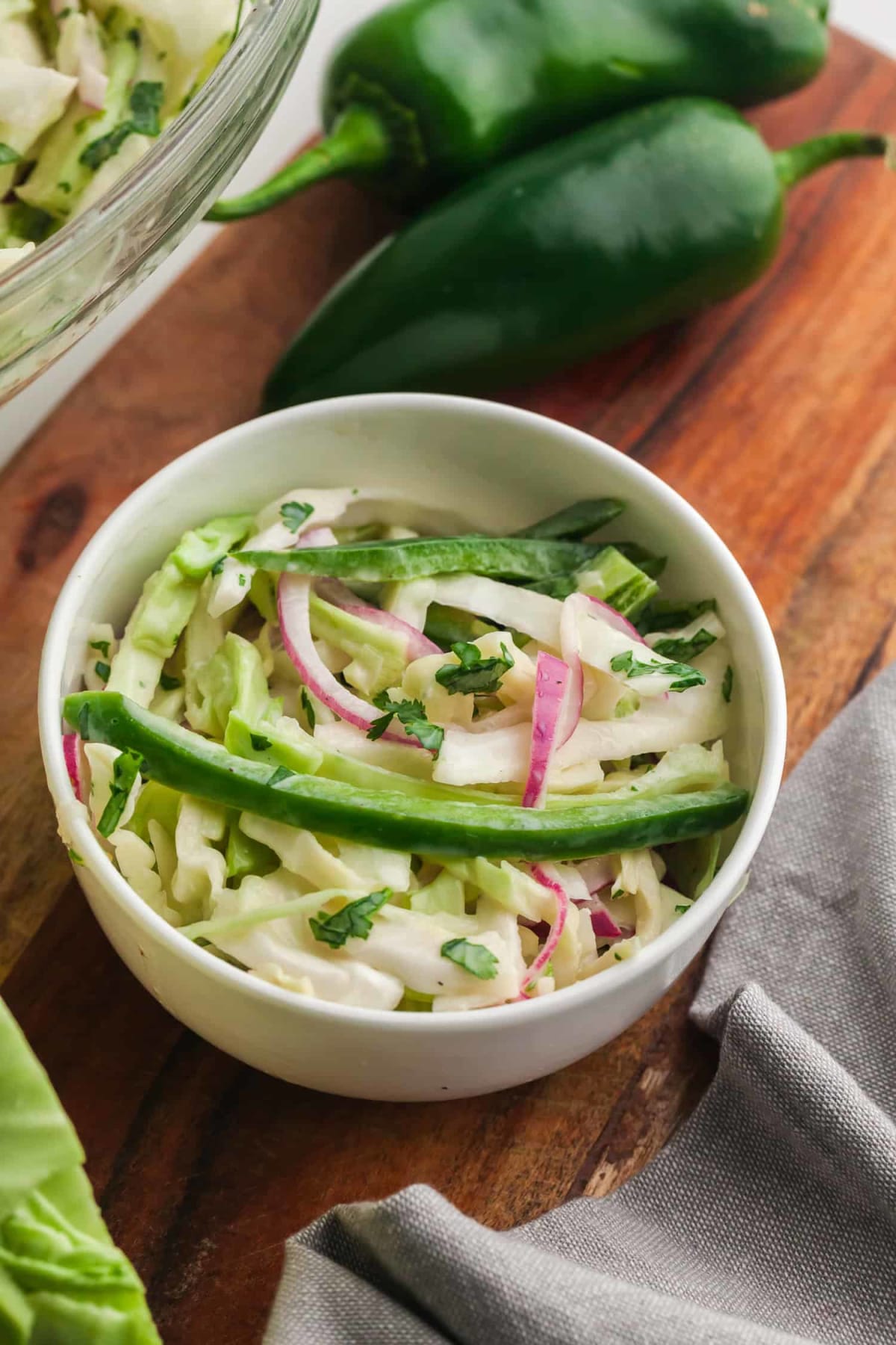 Jalapeño Slaw (Zesty & Creamy)