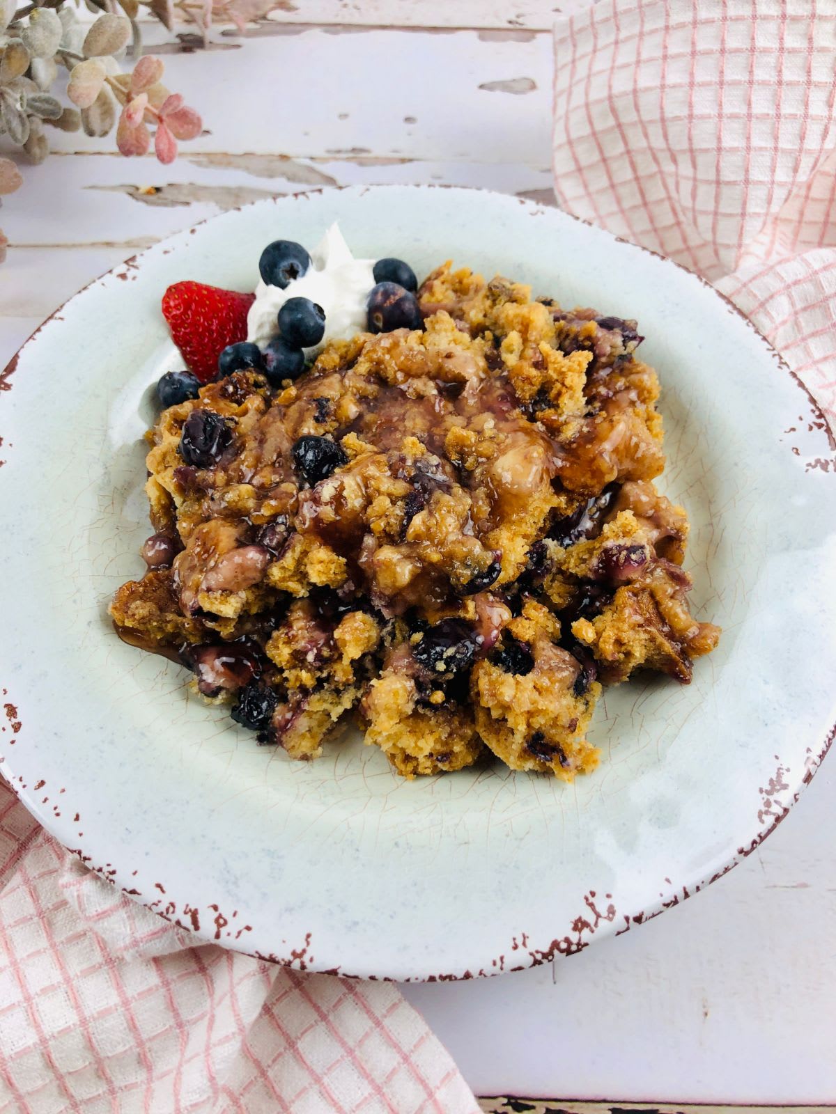 Mixed Berry Cobbler with Cake Mix
