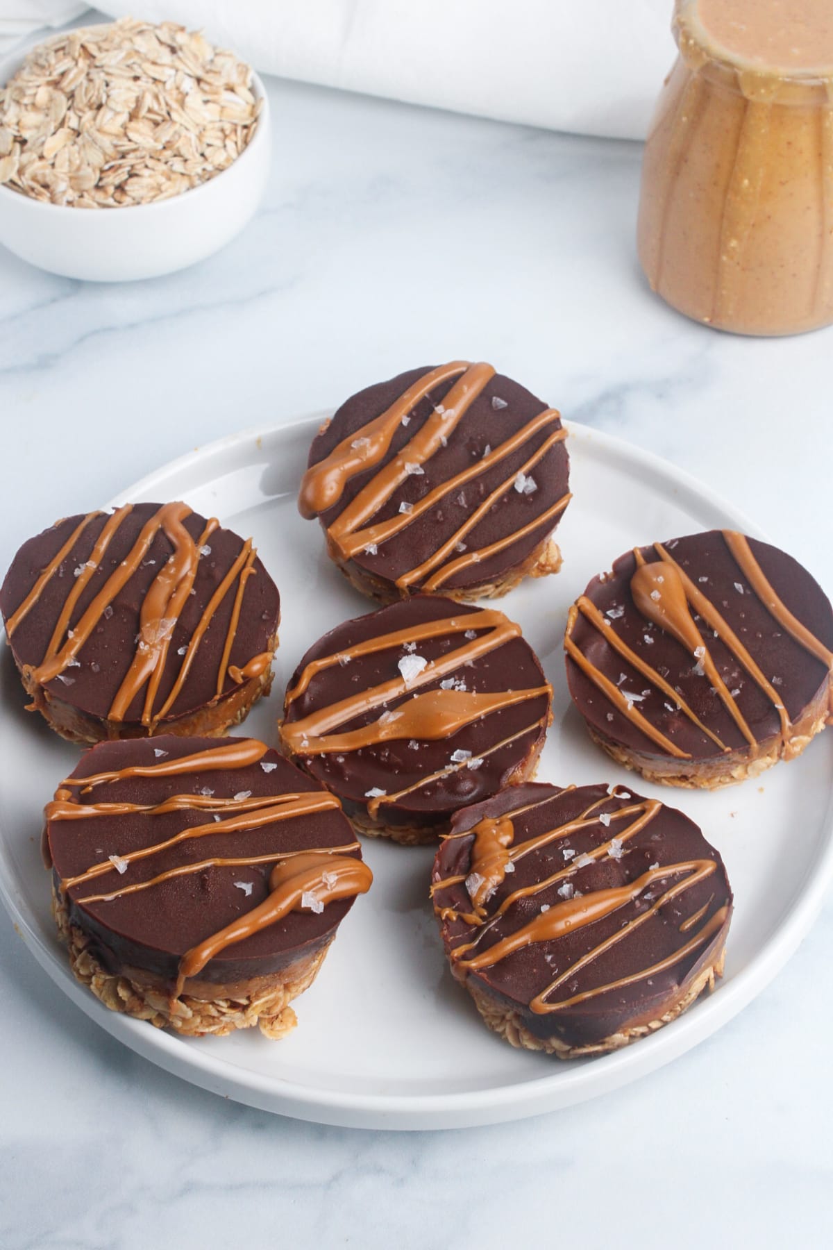Chocolate Peanut Butter Oat Cups