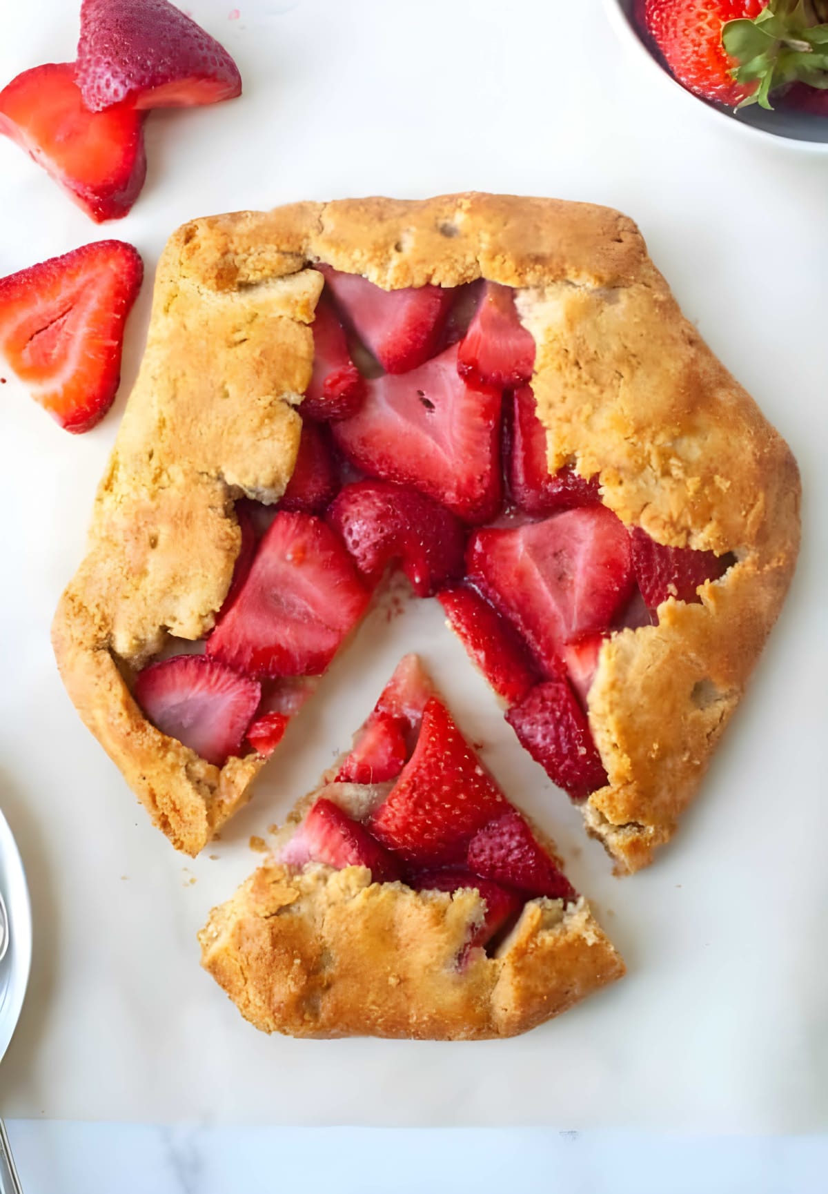 Gluten Free Strawberry Galette Recipe