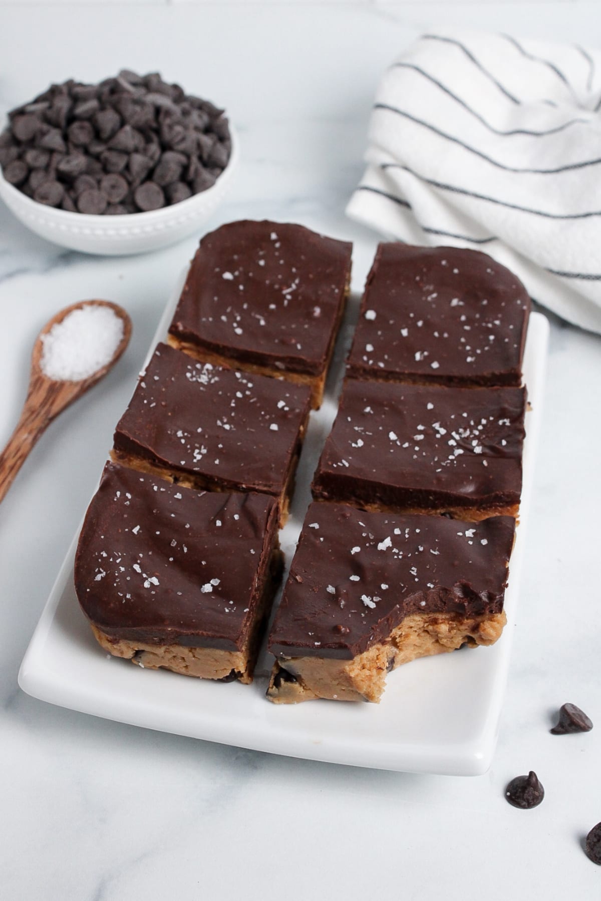 Cookie Dough Bars (Healthy, No-Bake)