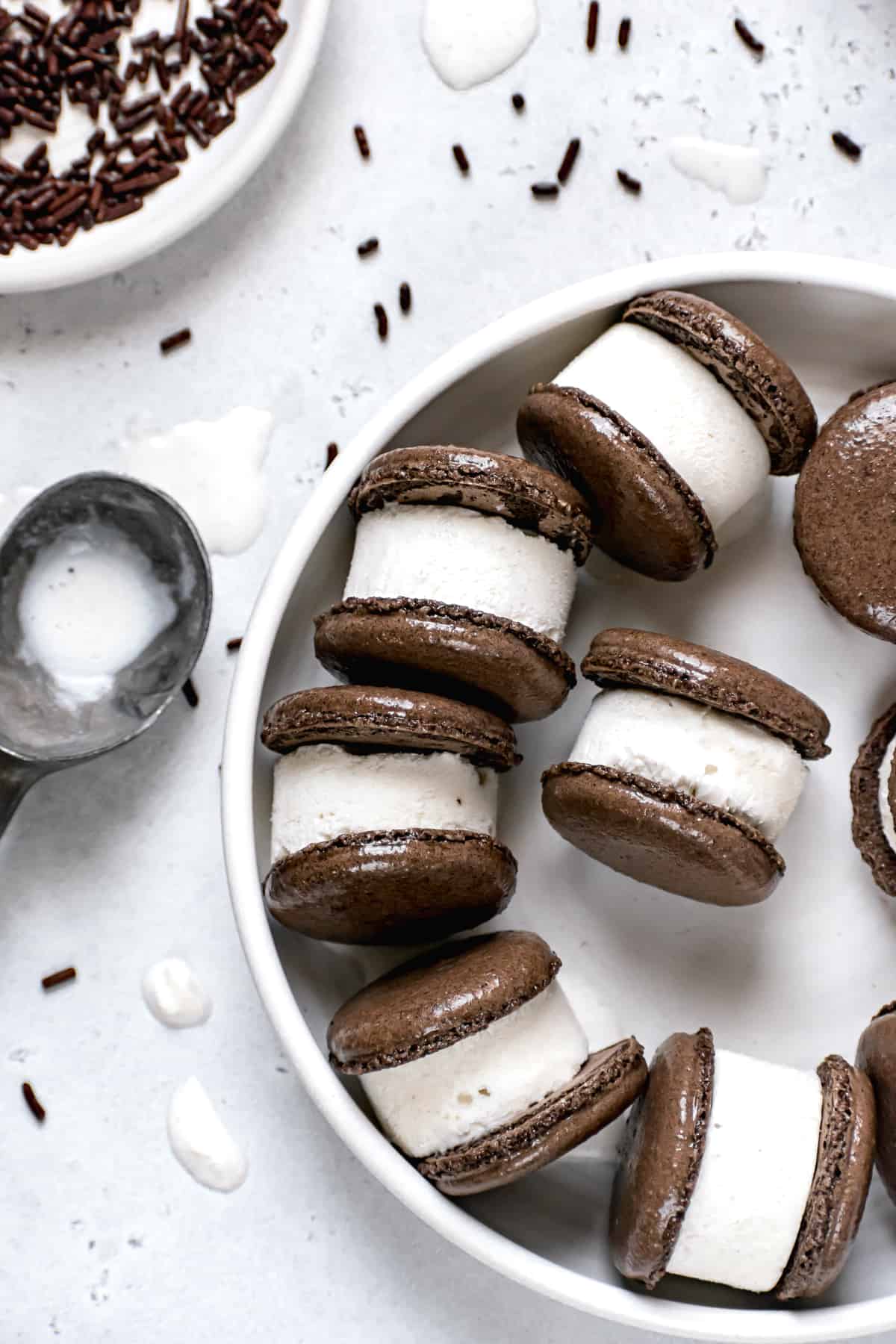 Macaron Ice Cream Sandwiches