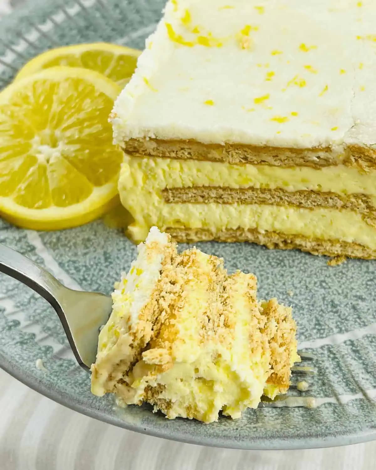 Icebox Lemon Cake