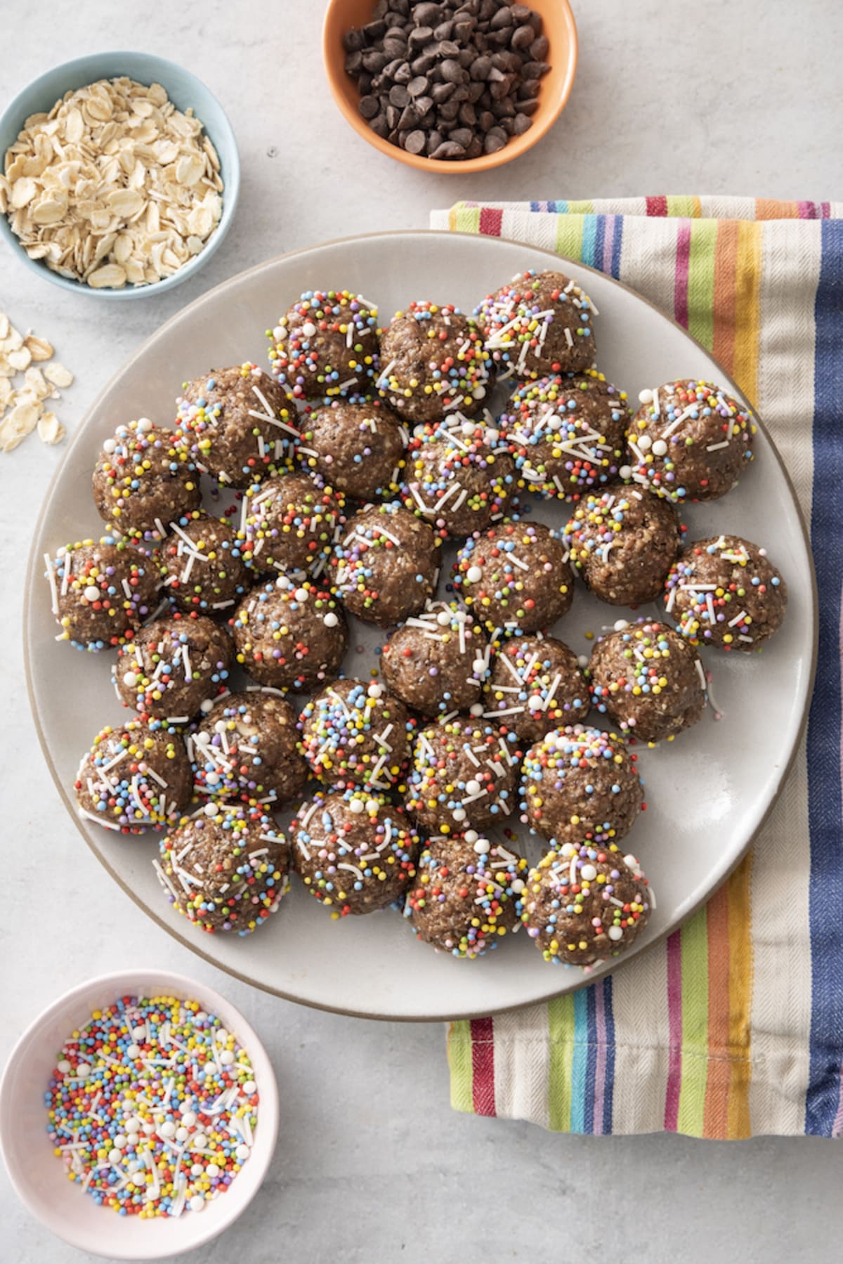 No Bake Cookie Dough Balls
