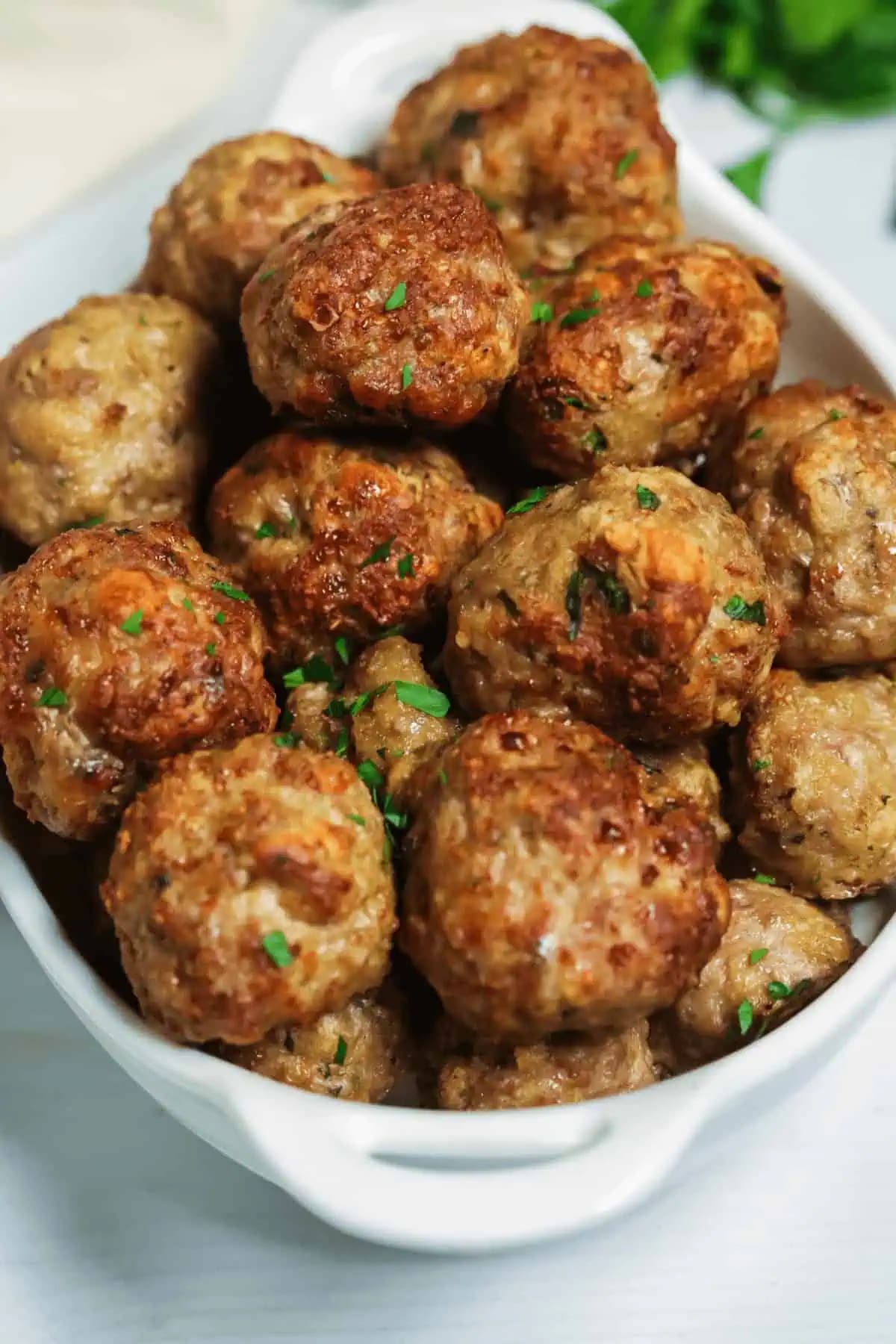 Air Fryer Turkey Meatballs