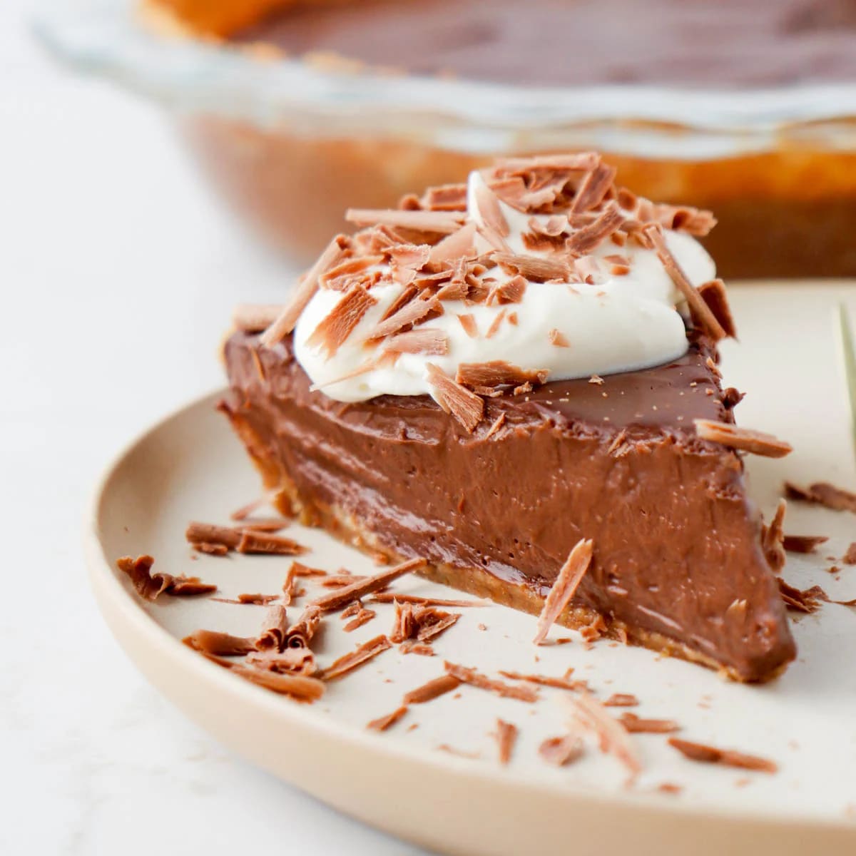 Dark Chocolate Cream Pie