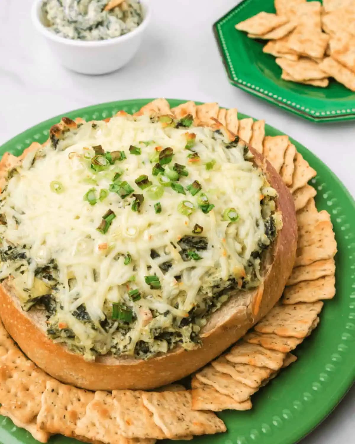 Baked Knorr Spinach Dip