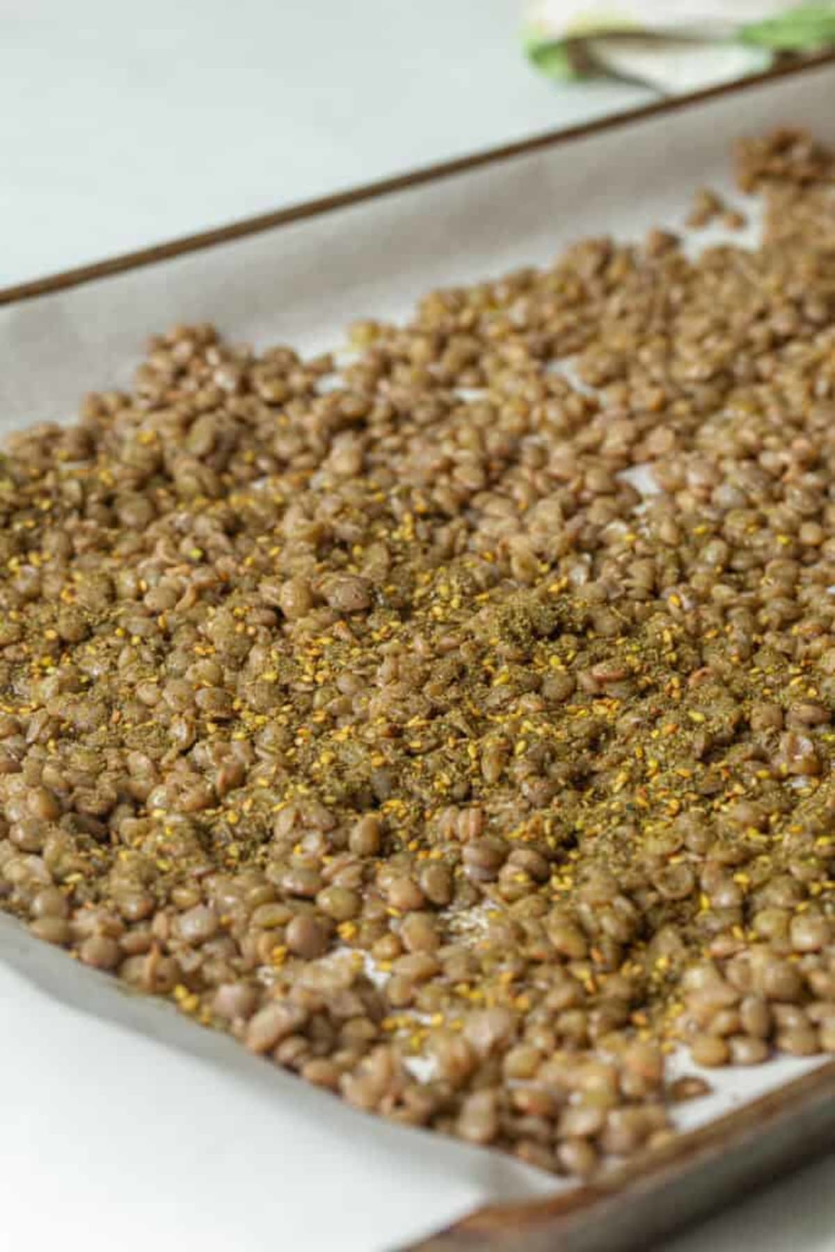 Crispy Roasted Lentils