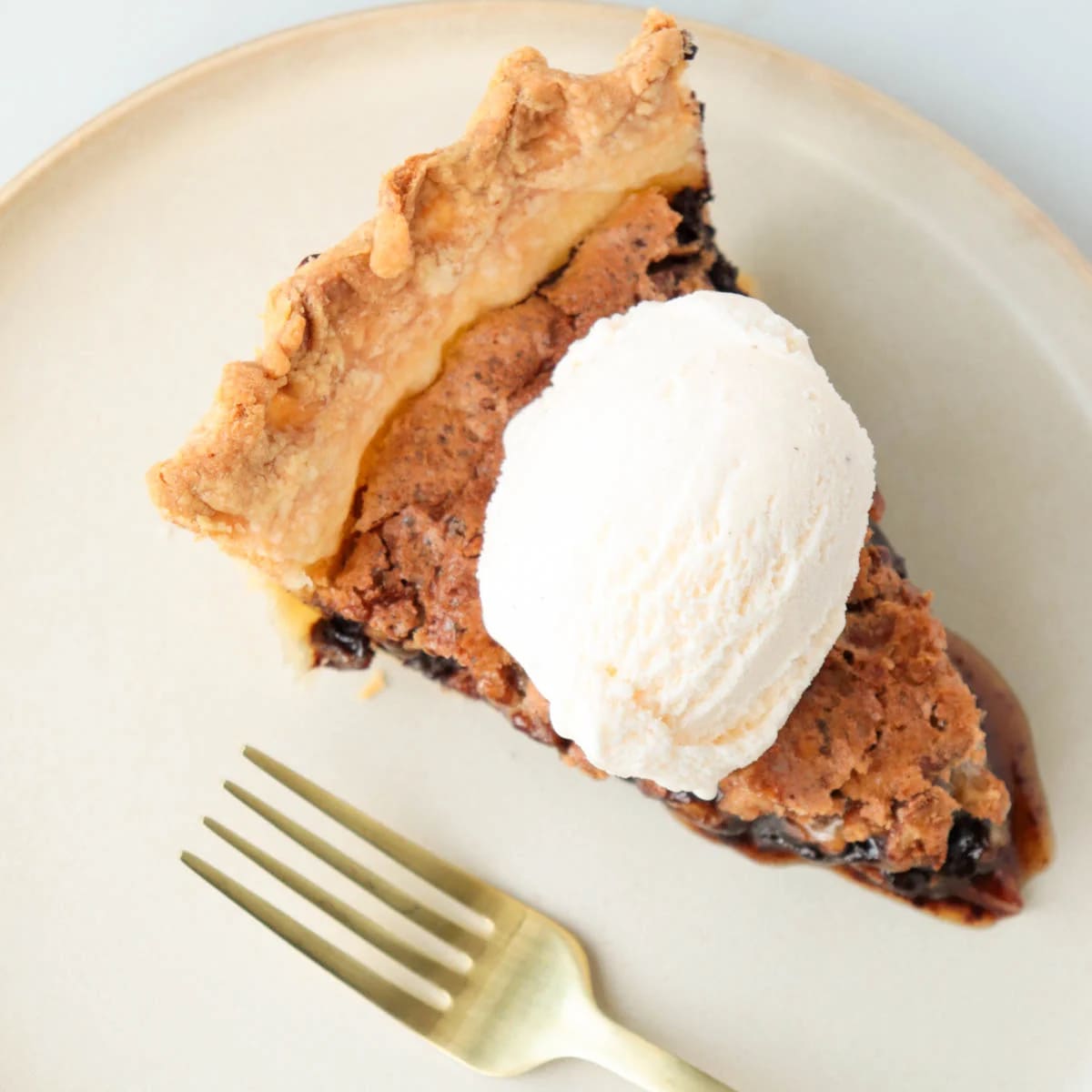 Fudgy Brownie Pecan Pie