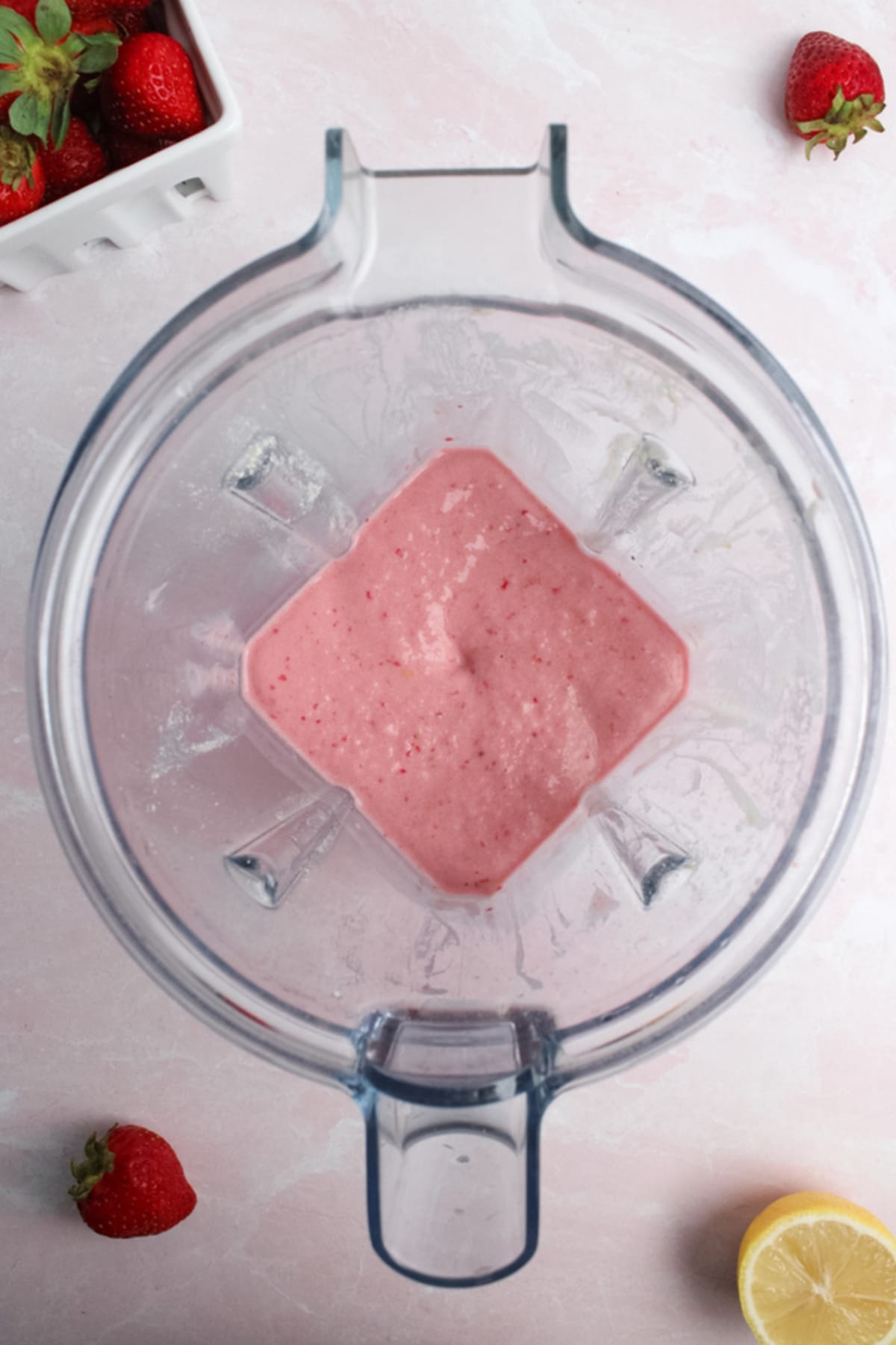 Strawberry Lemonade Protein Smoothie