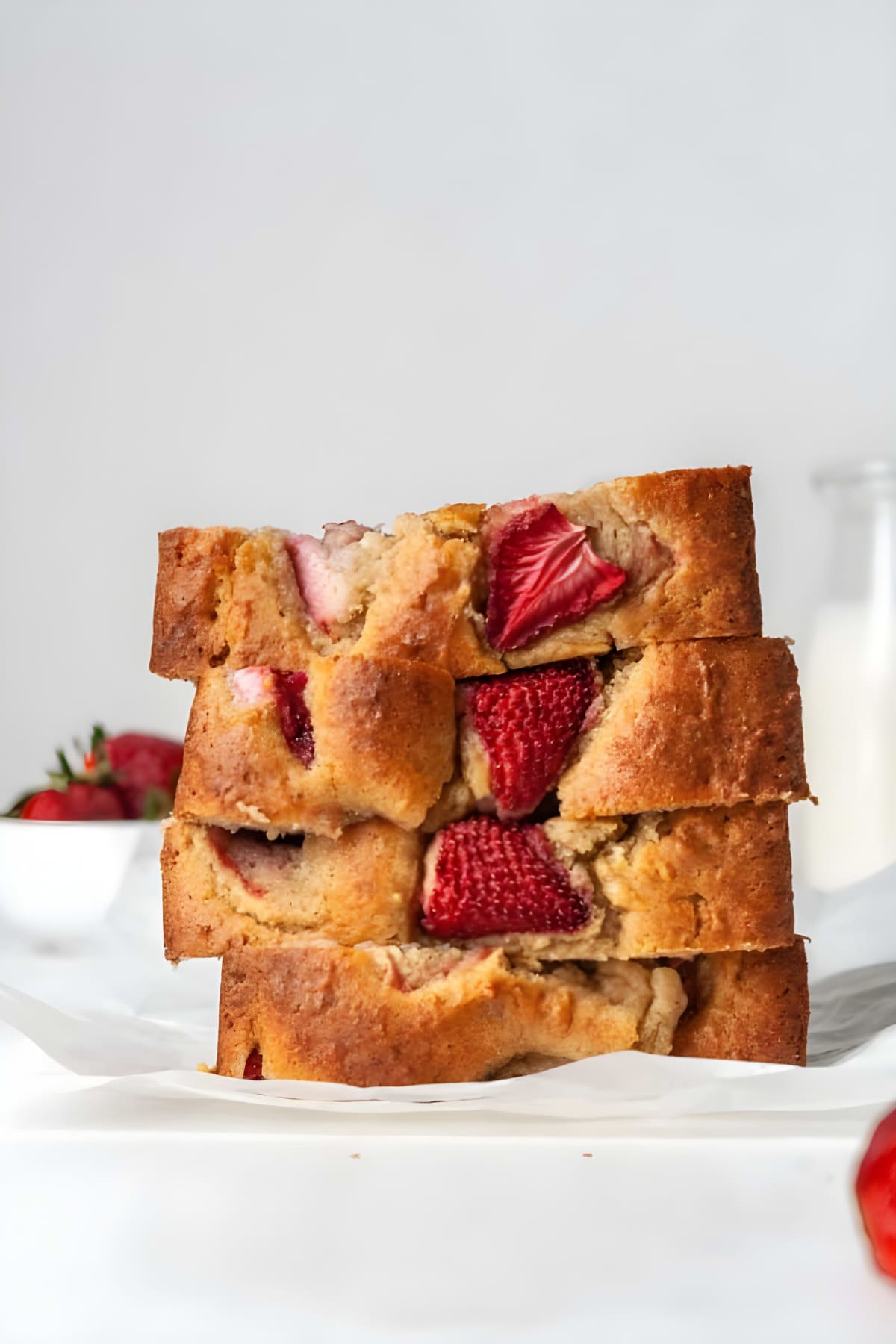 Paleo Strawberry Banana Bread Recipe