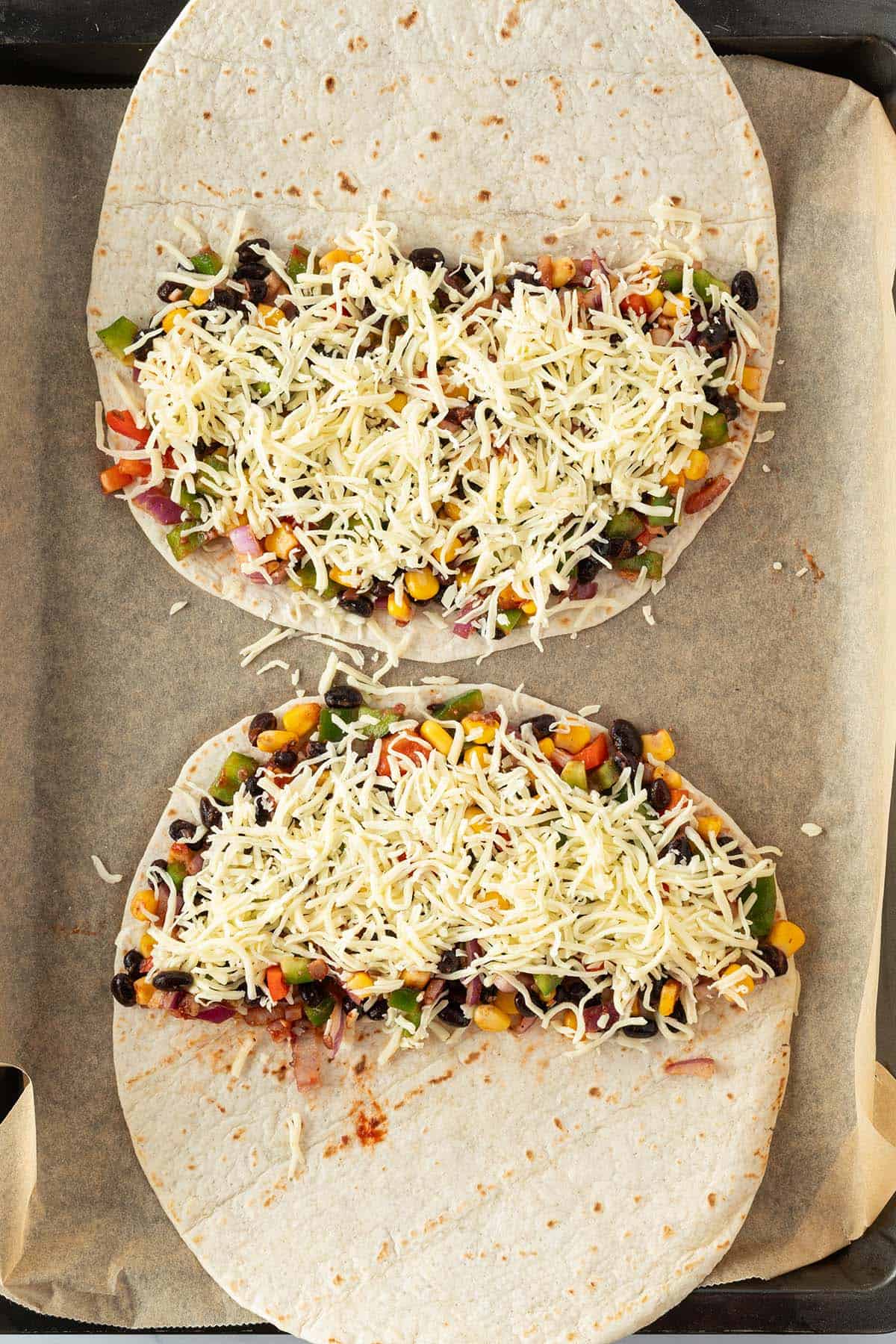 Easy Vegetarian Quesadilla