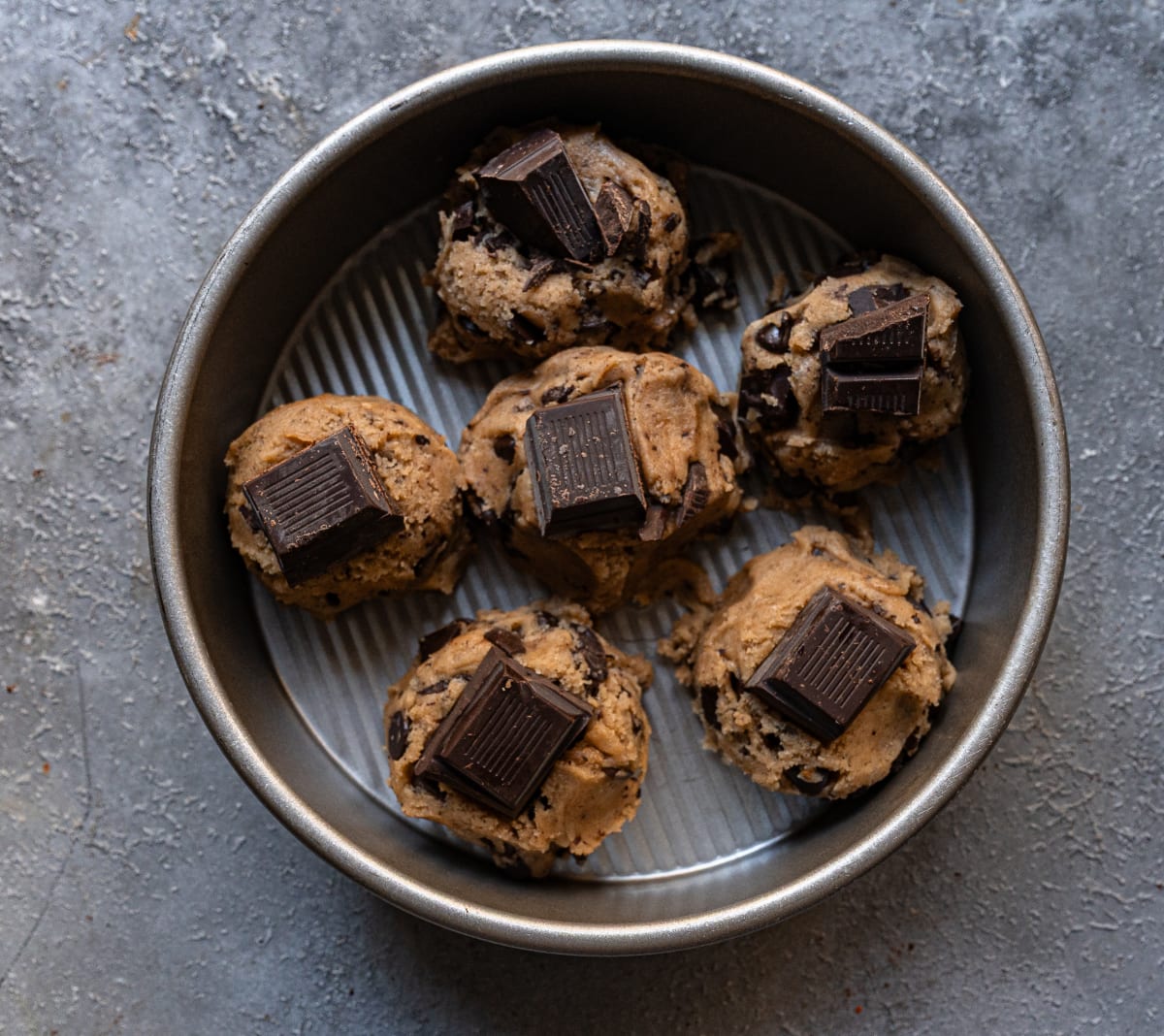 Brown Butter Gooey Chocolate Chunk Scoopable Cookies