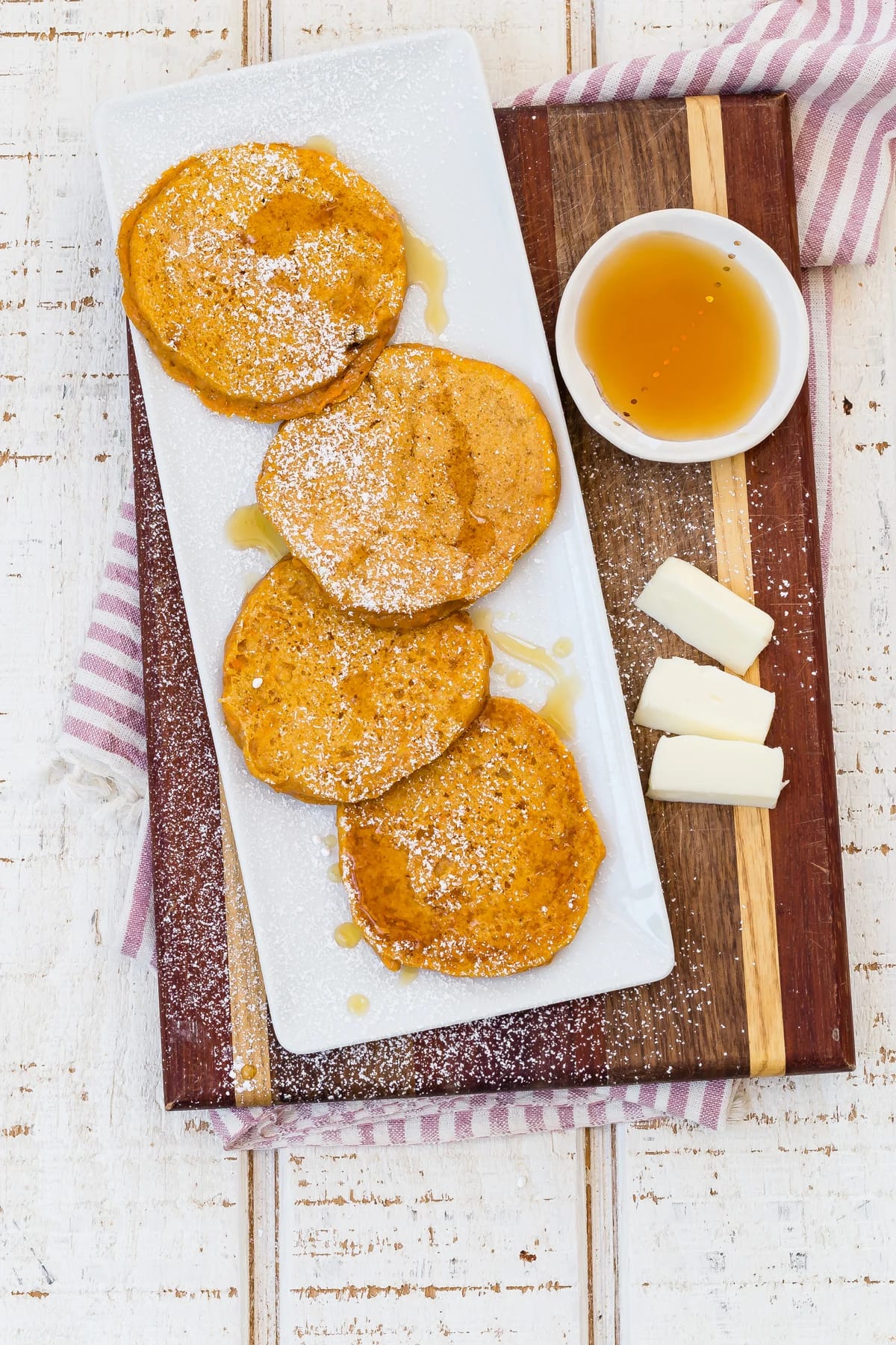 Sweet Potato Pancakes Stack
